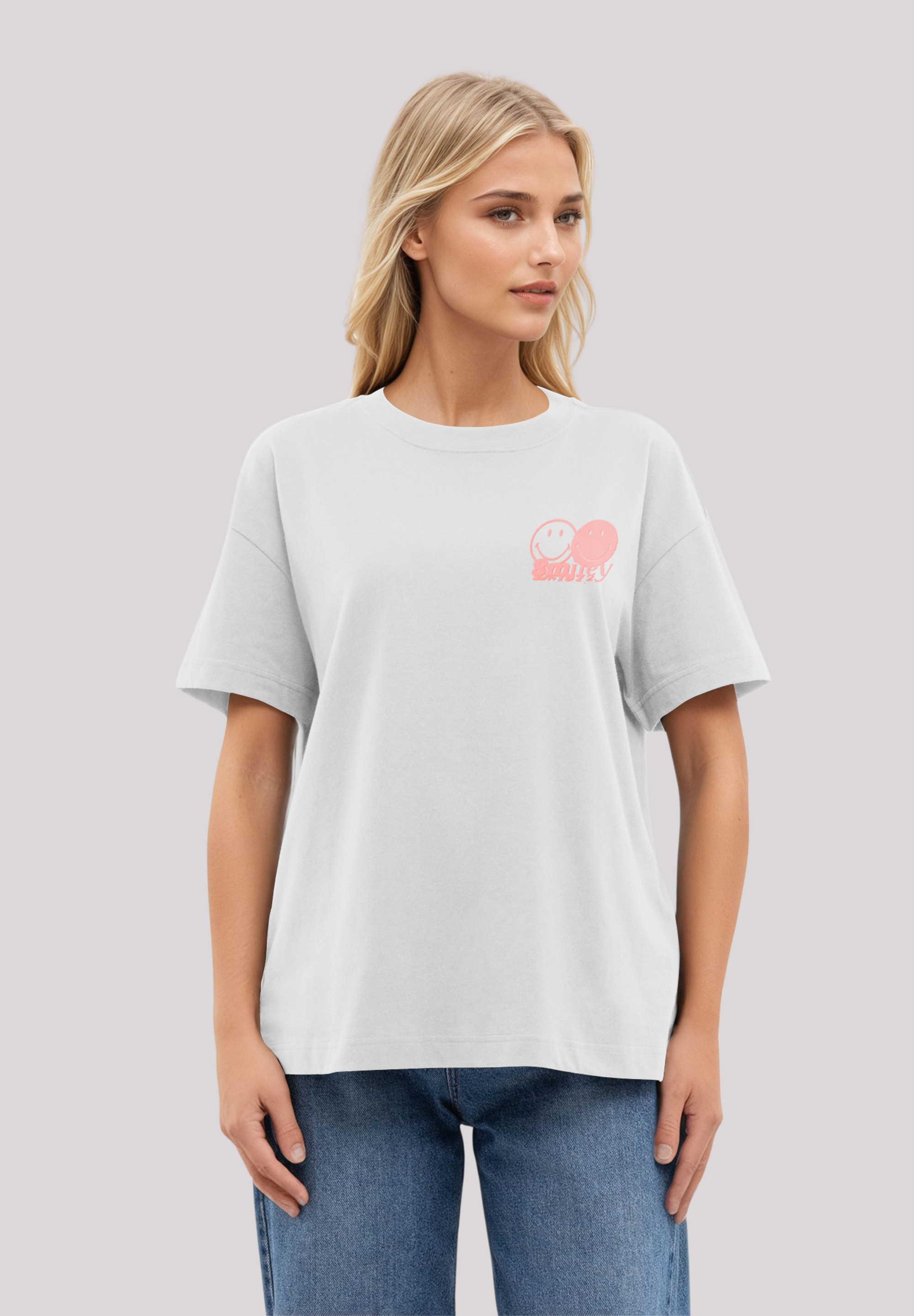 F4NT4STIC T-Shirt "Smiley Originals Rave Streetwear Orange", Premium Qualit günstig online kaufen
