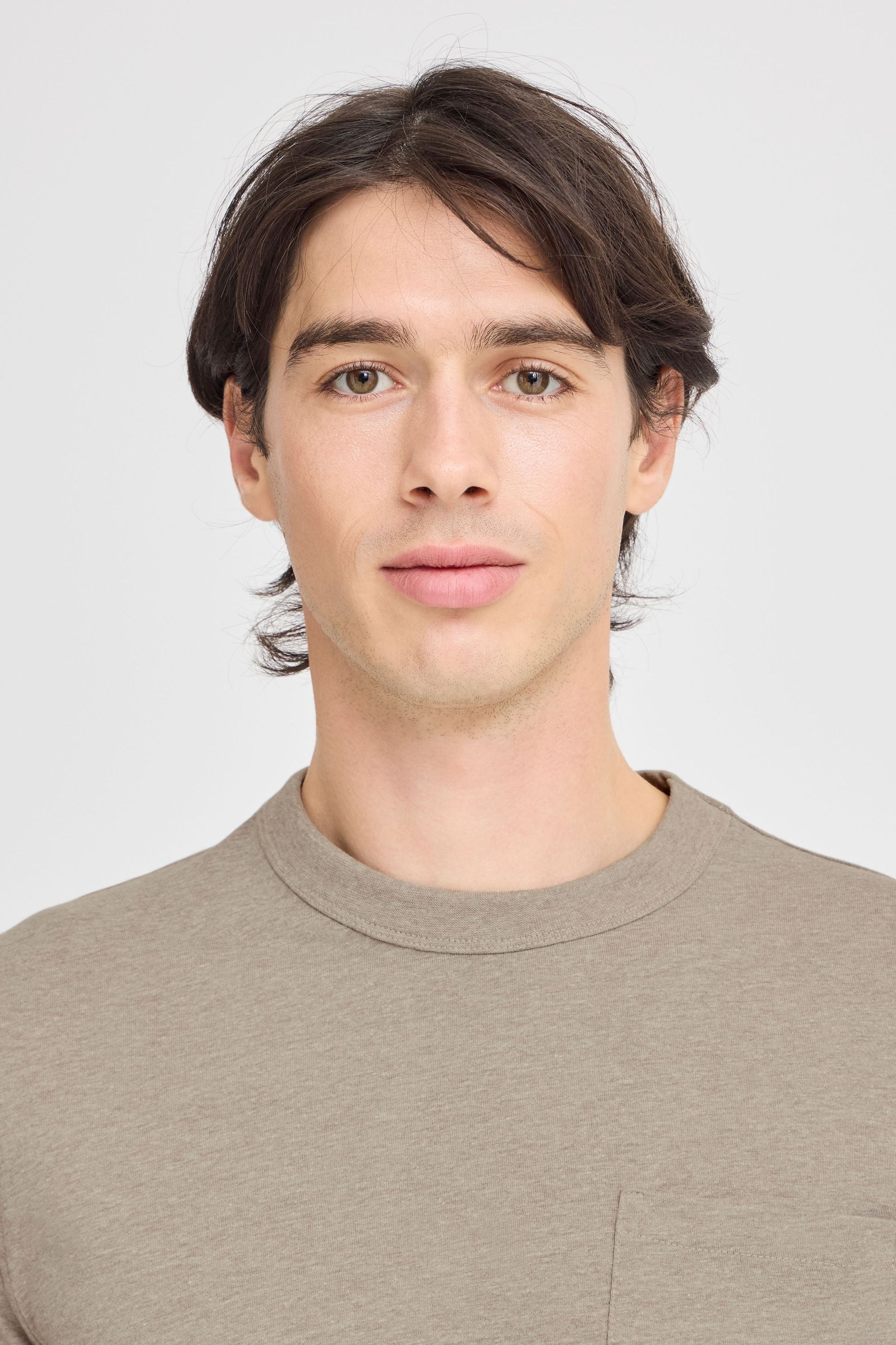 Casual Friday T-Shirt »T-Shirt CFJASPER mélange tee with chest pocket«