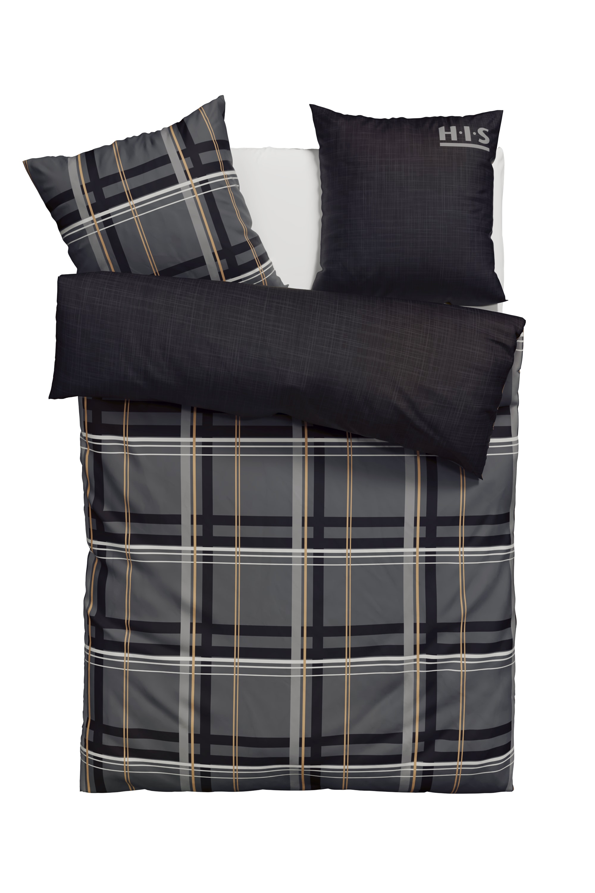 H.I.S Wendebettwäsche "Talin" 2 Stk. tlg. in Gr. 135x200 oder 155x220 cm, 1 günstig online kaufen