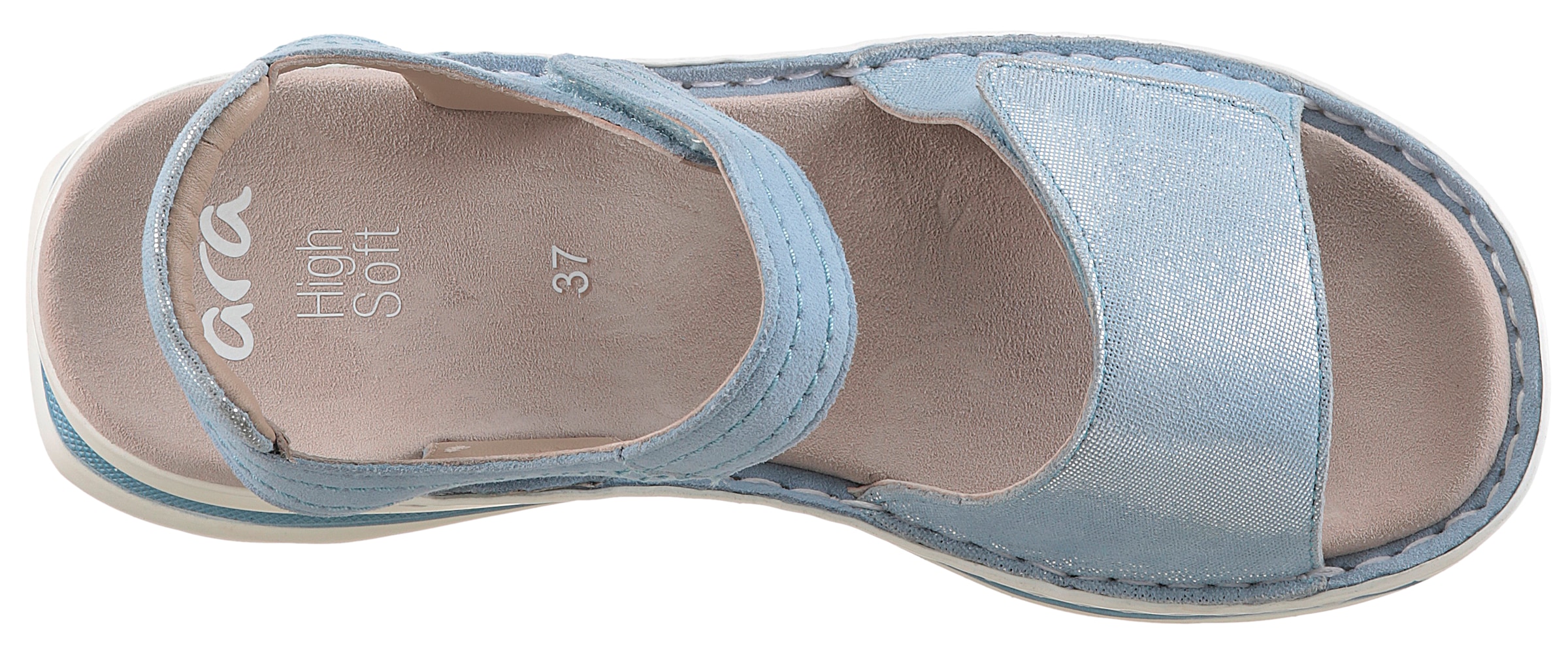 Ara Keilsandalette »TAMPA«, Sommerschuh, Sandale, Keilabsatz, mit Klettverschlüssen, G-Weite