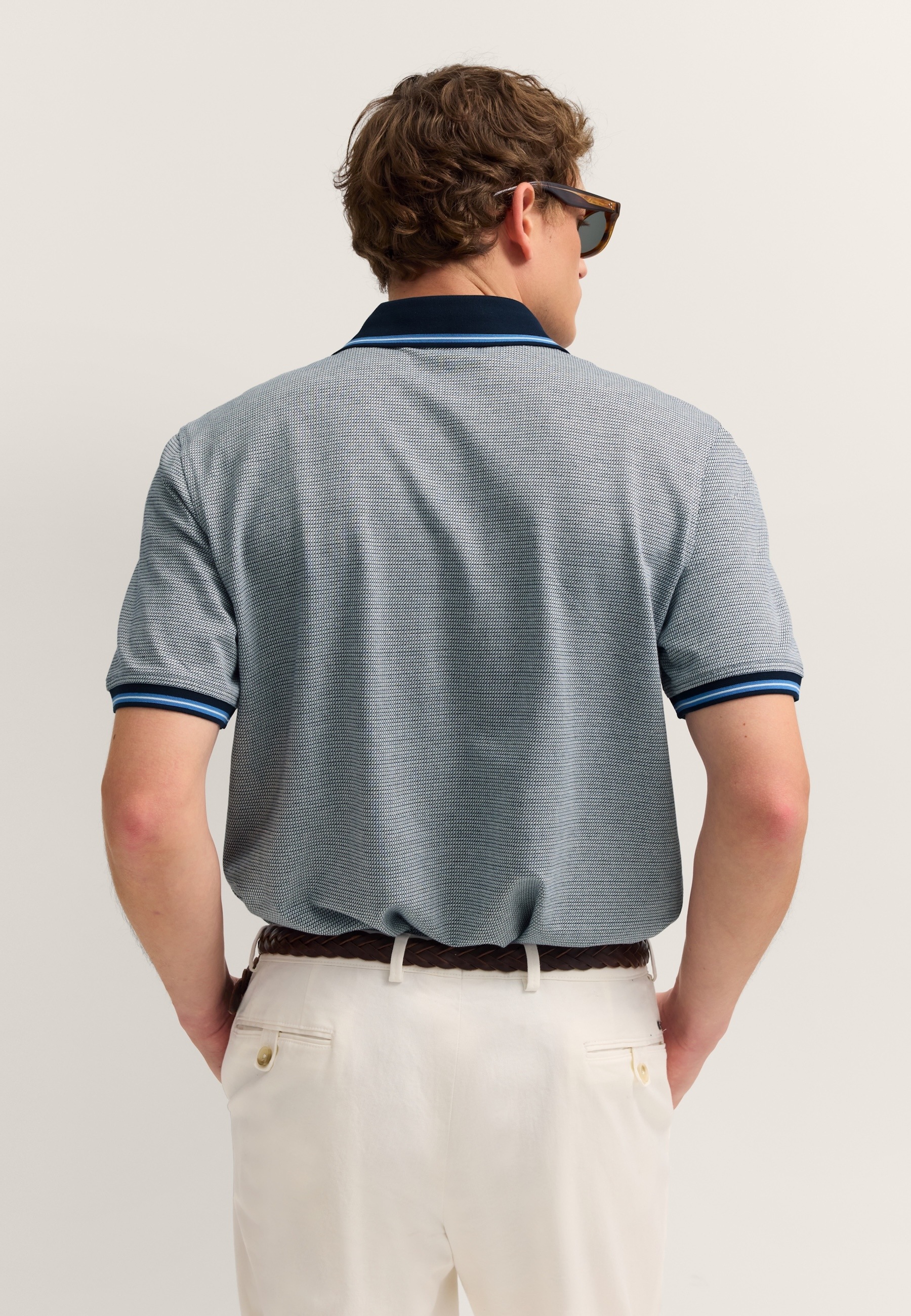 bugatti Poloshirt Modern Fit aus reiner Baumwolle