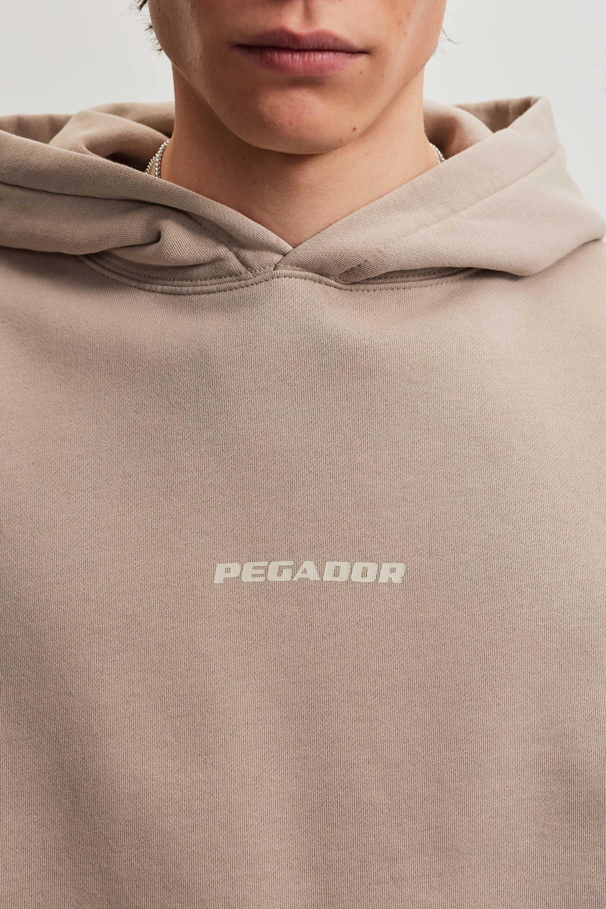 PEGADOR Kapuzensweatshirt »COLNE LOGO OVERSIZED HOODIE«, Baumwollmischung, oversize
