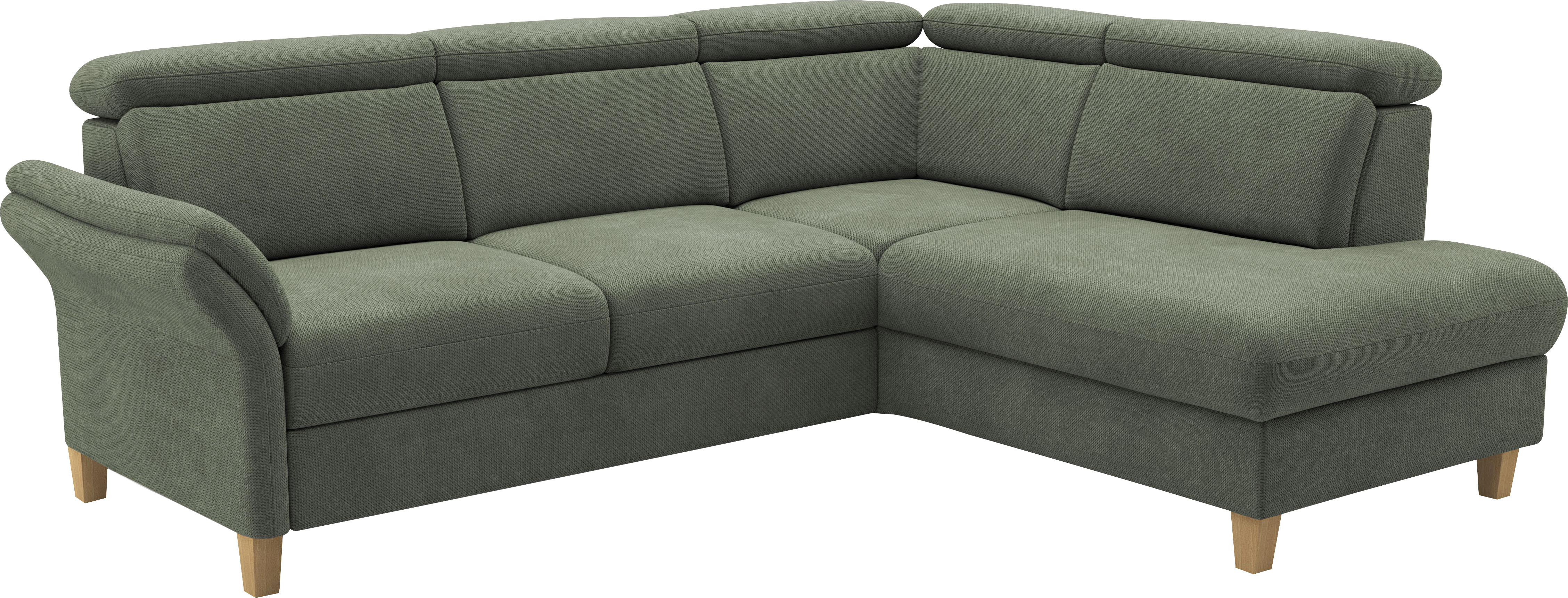 Thumbnail - Home affaire Ecksofa "Glendale, L-Form" inkl. Kopfteilverstellung, wahlweise mit Vorziehsitz und Bettkasten