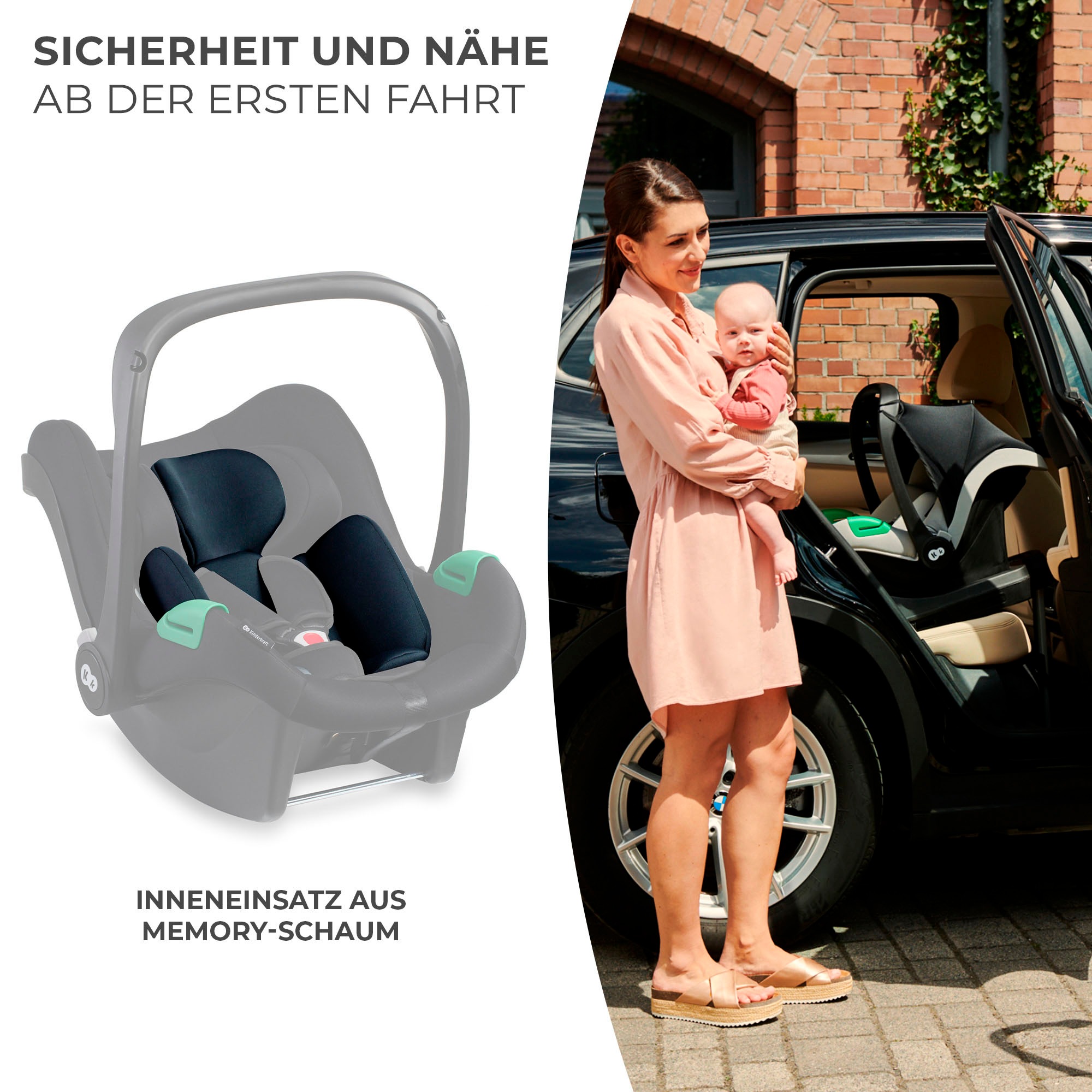 Kinderkraft Autokindersitz »MINK PRO i-Size + MINK FX Basis Set«