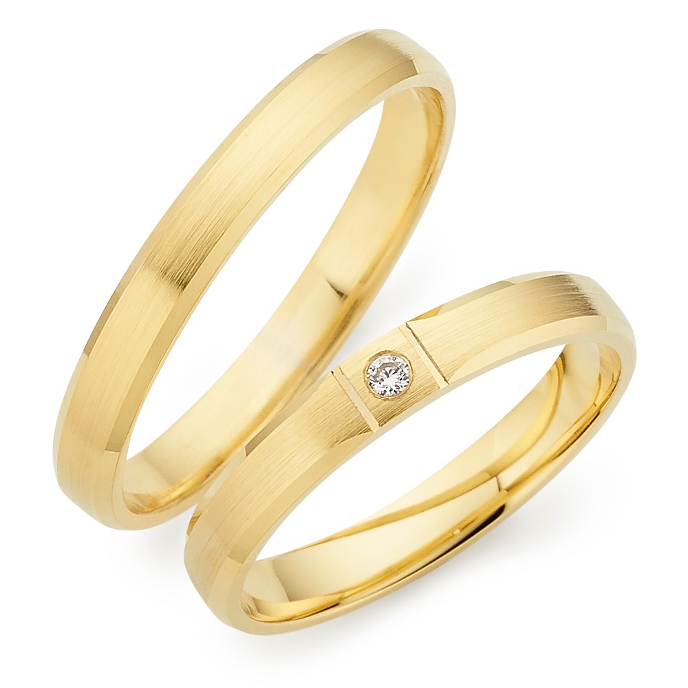 PHÖNIX Damen Trauring "Schmuck Partnerring Ehering Verlobungsring Freundschaftsring", 66, ohne Brillant, Silber 925 (Sterlingsilber),