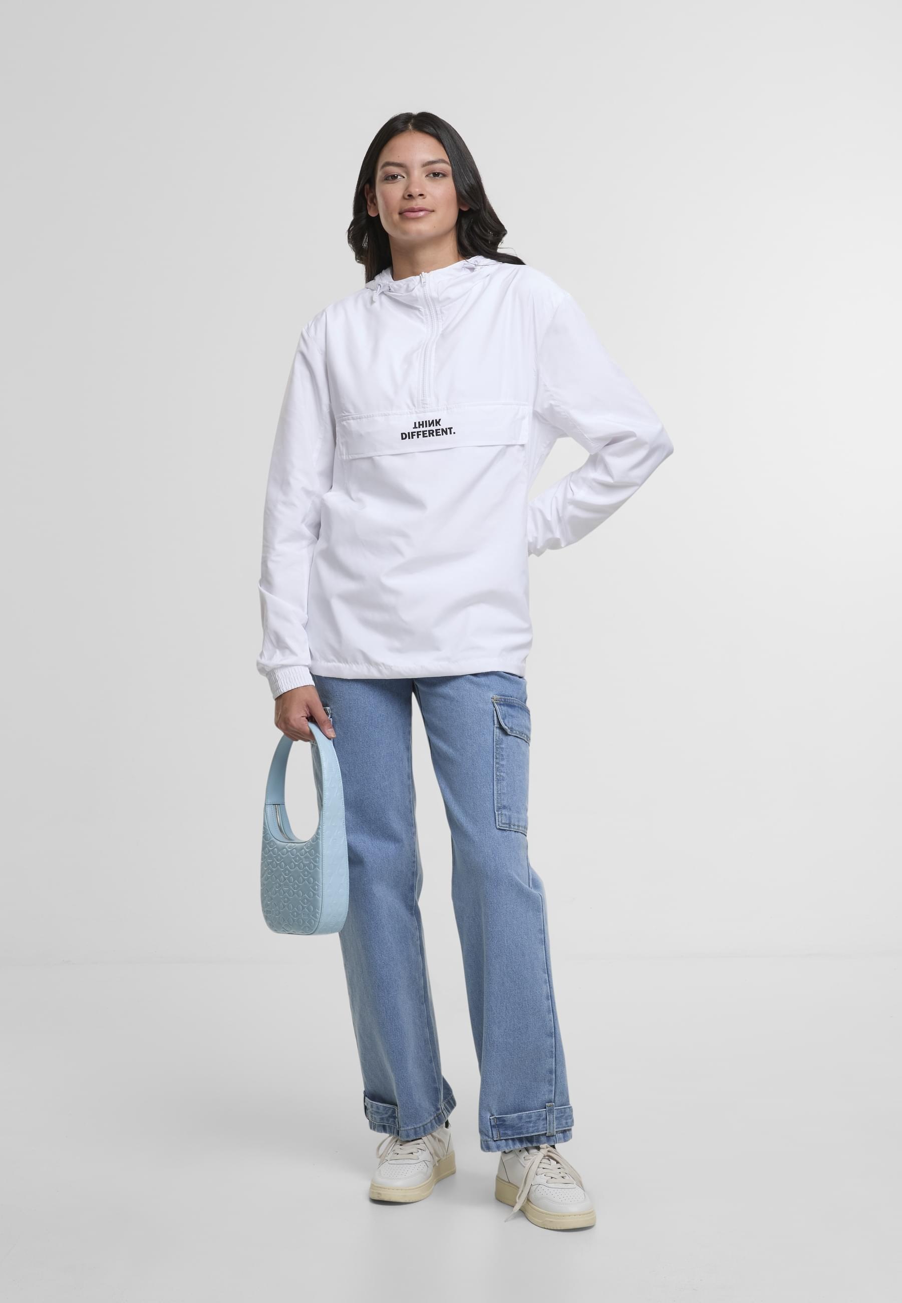 MisterTee Allwetterjacke »MisterTee Think Different Basic Pull Over Jacket«, (1 St.), mit Kapuze