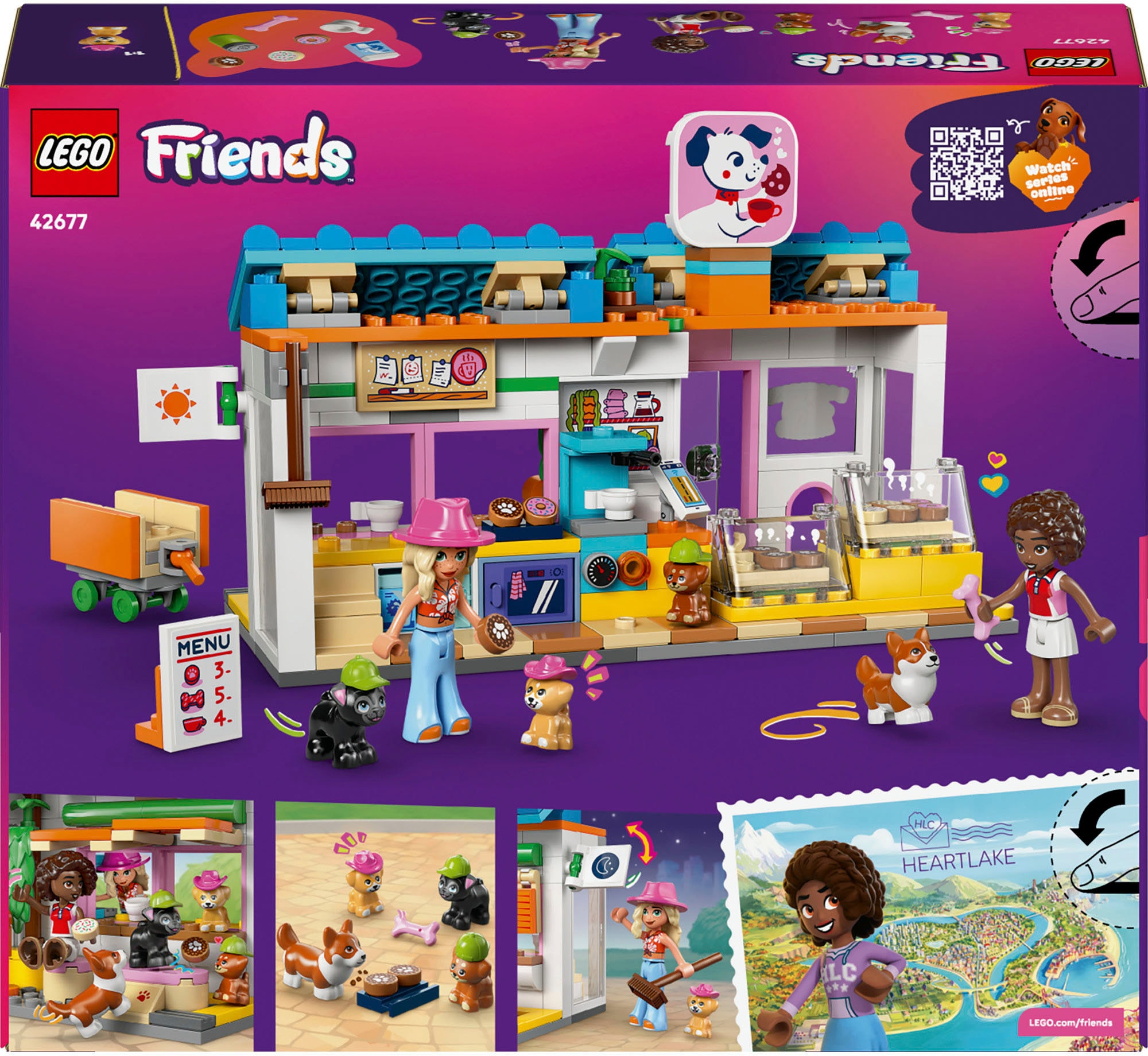 LEGO® Konstruktionsspielsteine »Hundekuchenbäckerei (42677), LEGO Friends« Made in Europe