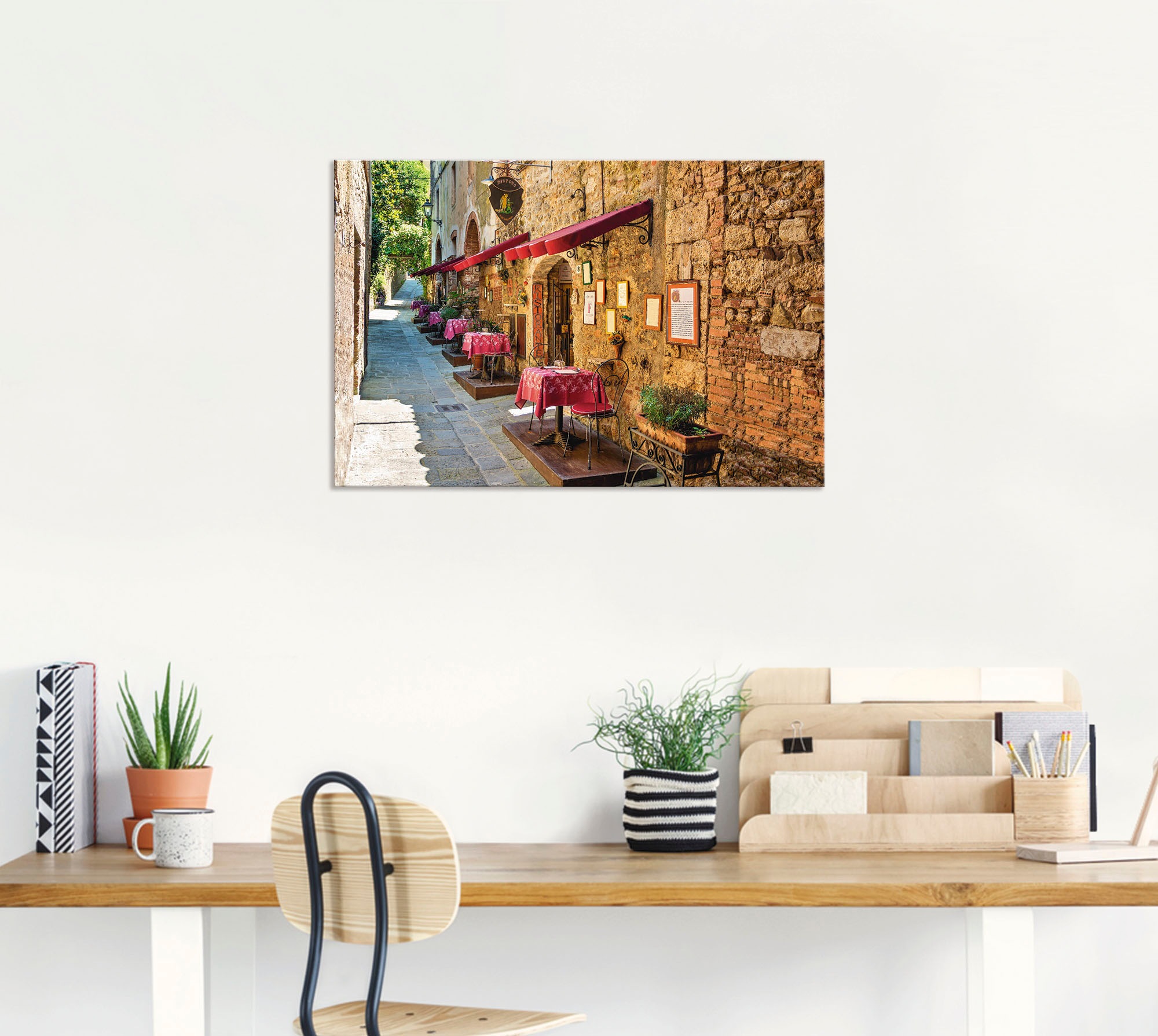 Artland Wandbild »Toskana II«, Europa, (1 St.), als Alubild, Outdoorbild, Leinwandbild, Poster, Wandaufkleber