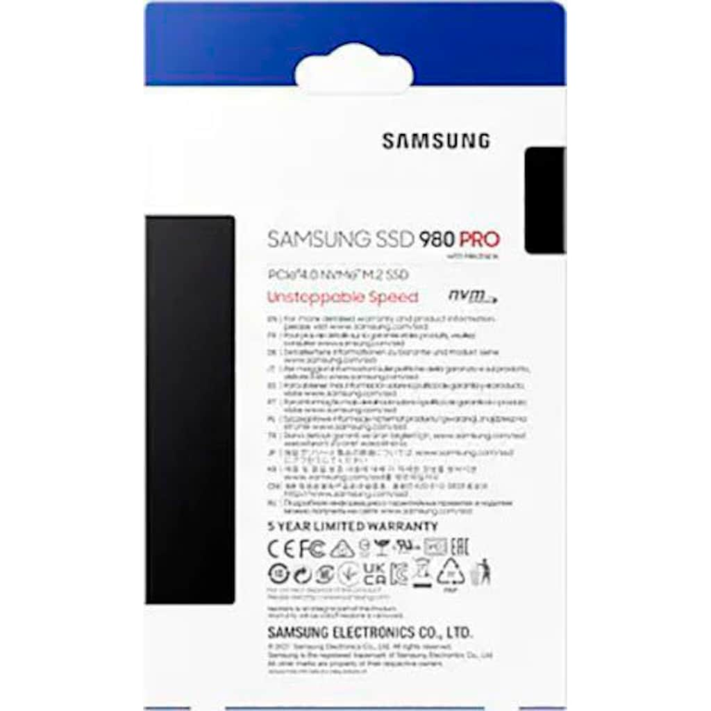 Samsung interne SSD »980 Pro Heatsink SSD 1TB + PS5 DualSense«, Anschluss M.2 PCIe 4.0-USB-C