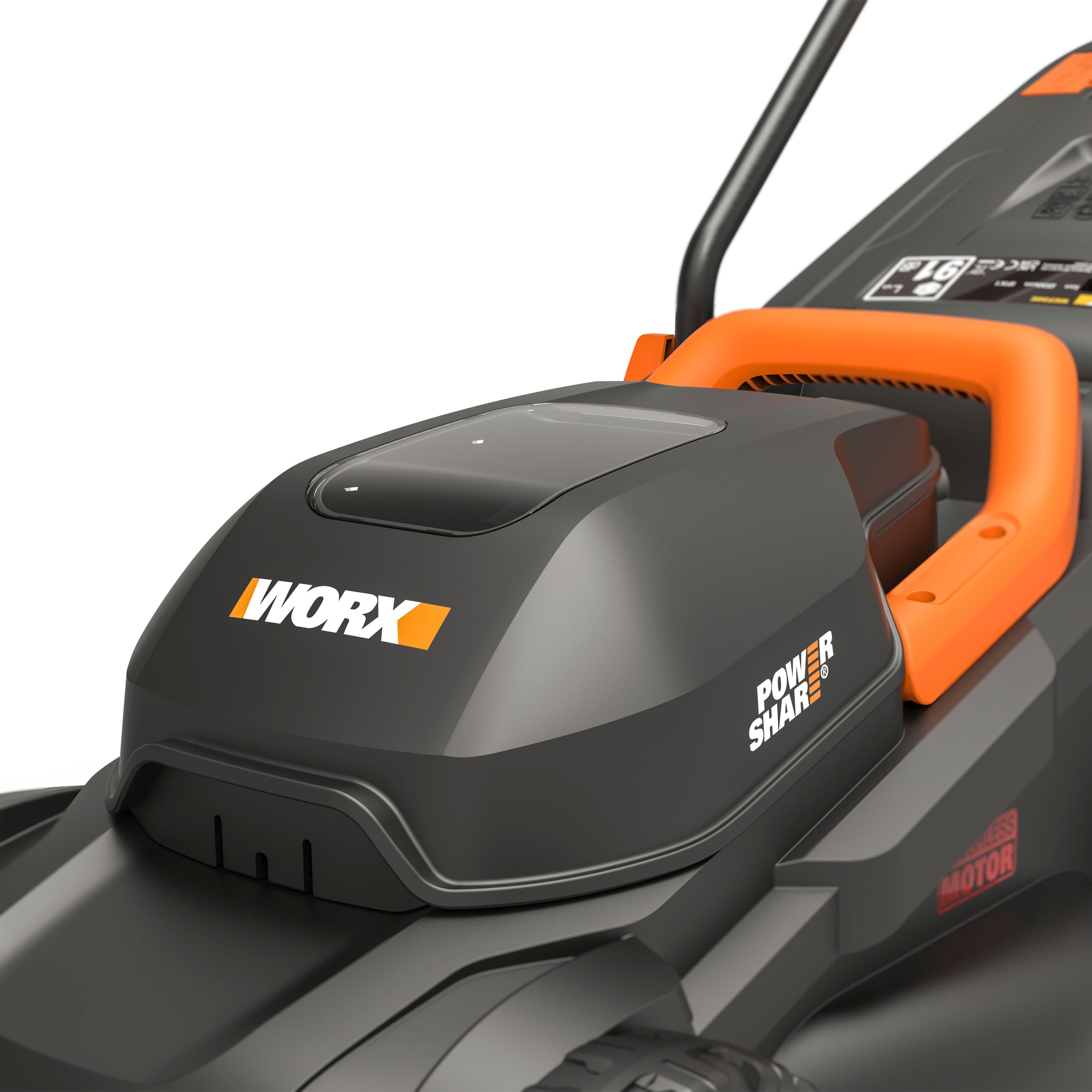 Worx Akkurasenmäher »WG730E«, (Set), 20V/4Ah, 200m², 30cm/30-70mm, 30 Liter, bürstenlos
