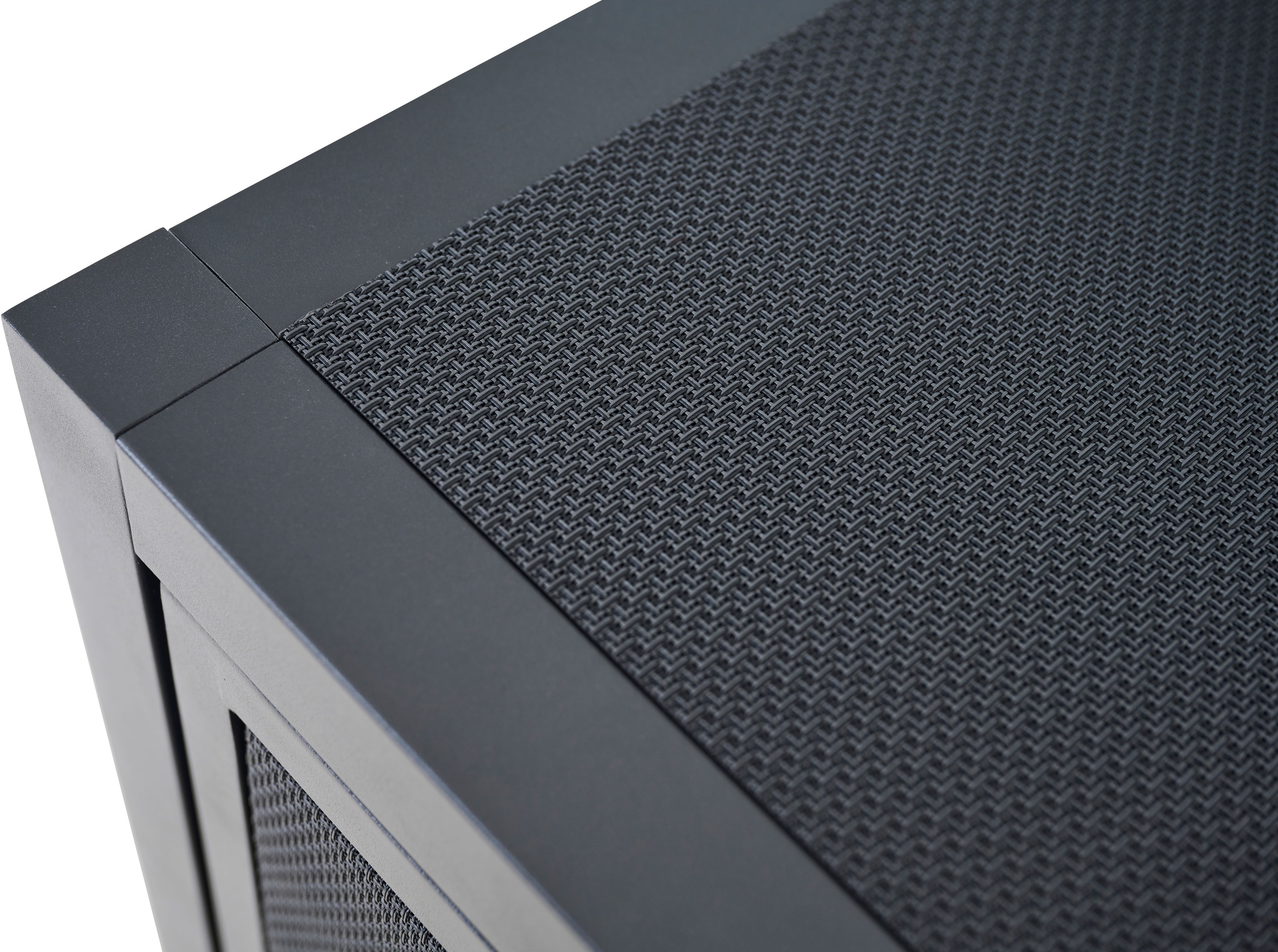 Siena Garden Gartentisch »PALMA Mittelelement mit Gitter« Aluminiumrahmen, Ranotex® Bezug dunkelgrau