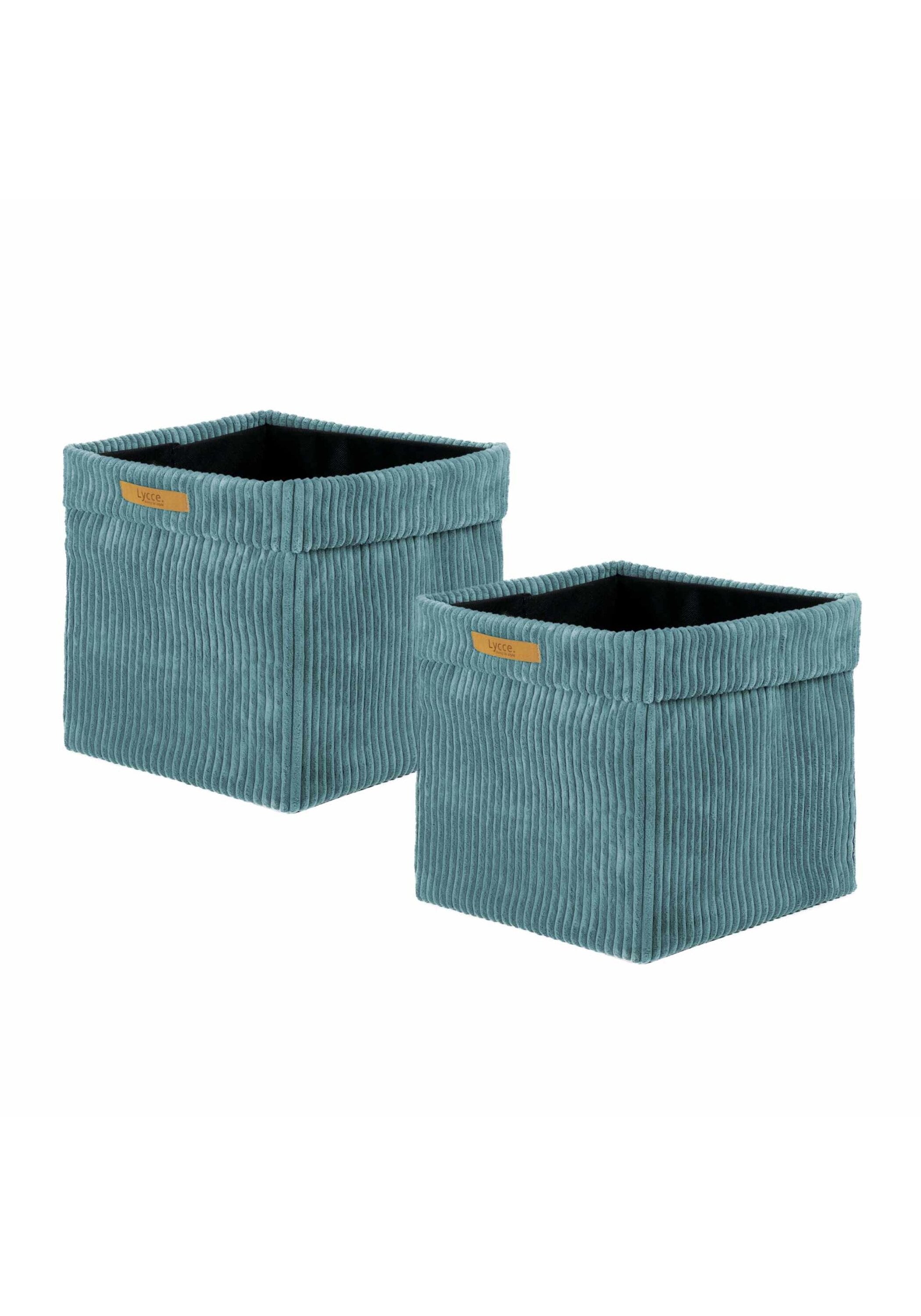 Lycce Aufbewahrungsbox "Aufbewahrungskorb Faltbare Aufbewahrungsbox Cord 2P 2er Pack"