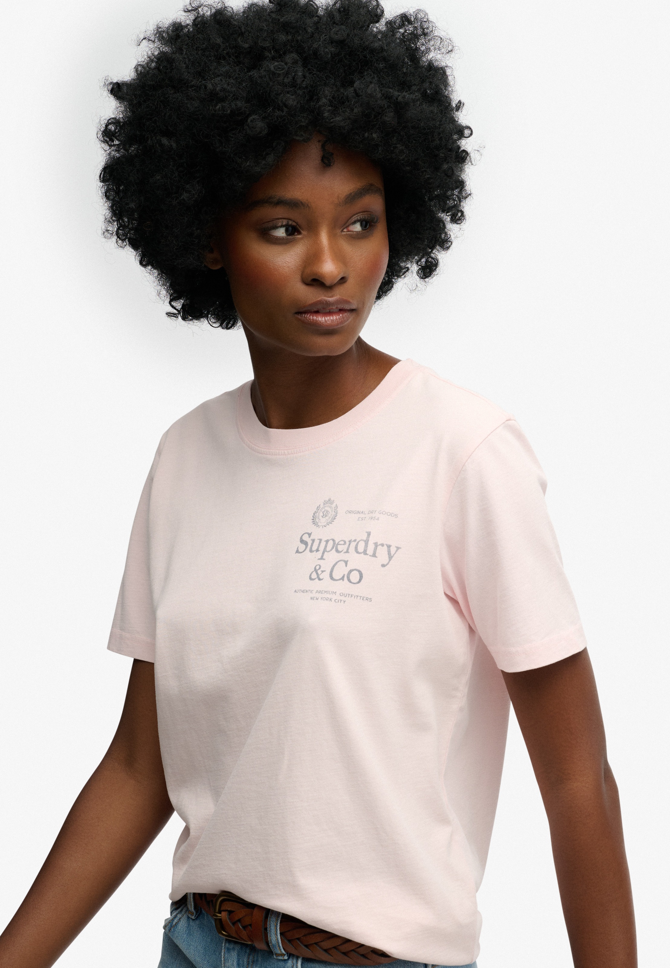 Superdry Print-Shirt "LUXE CASUAL RLXD TEE" günstig online kaufen