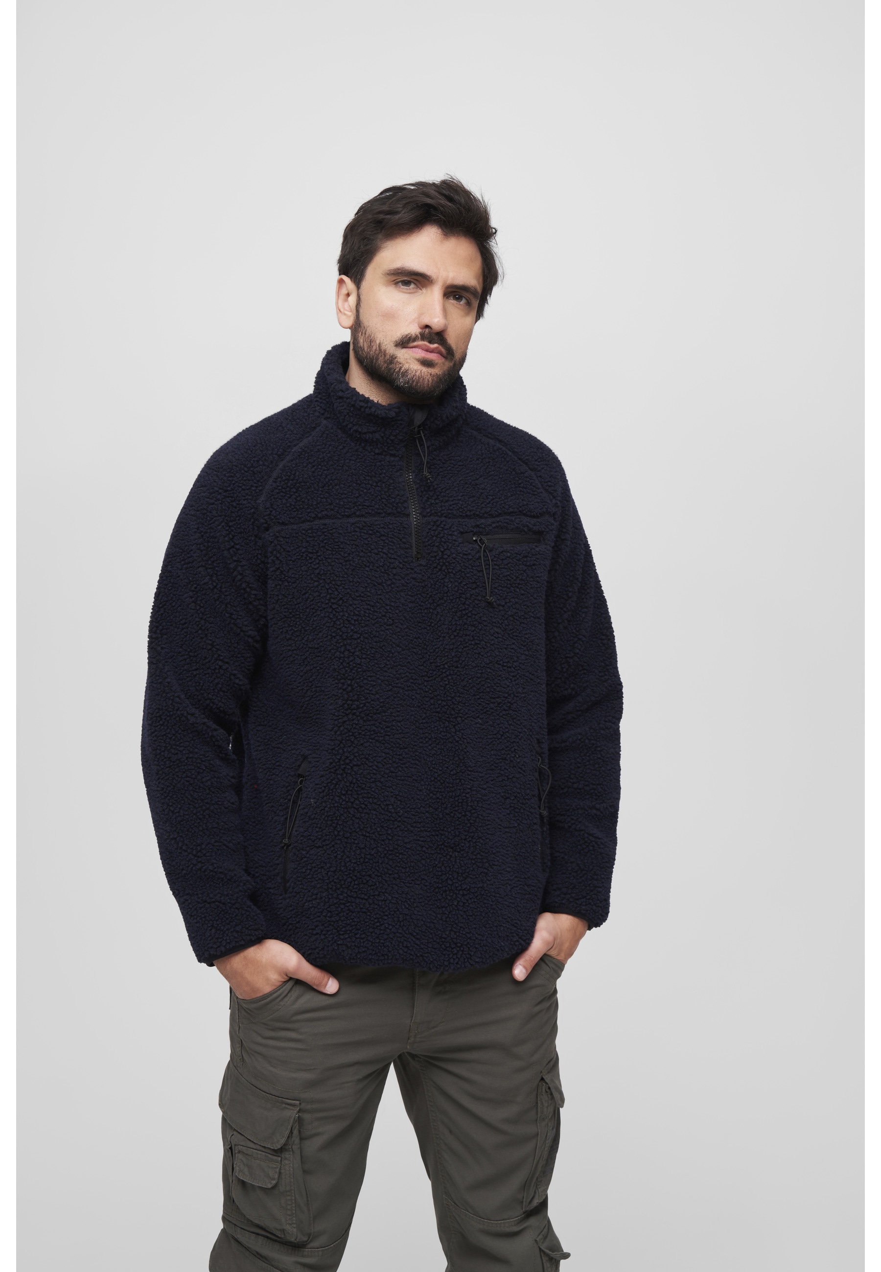 Brandit Kapuzenpullover »Brandit Herren Teddyfleece Troyer« 1 Stk.