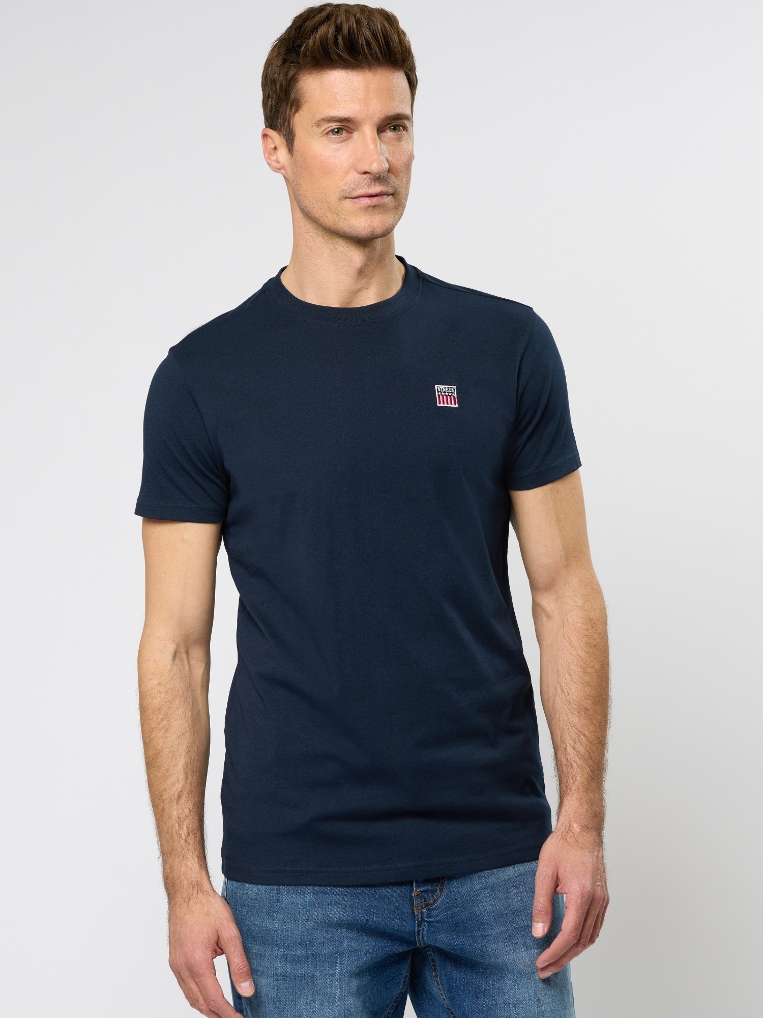 Vinson VMMassimo T-Shirt 3-Pack DarkSapphire/White/Humus 3
