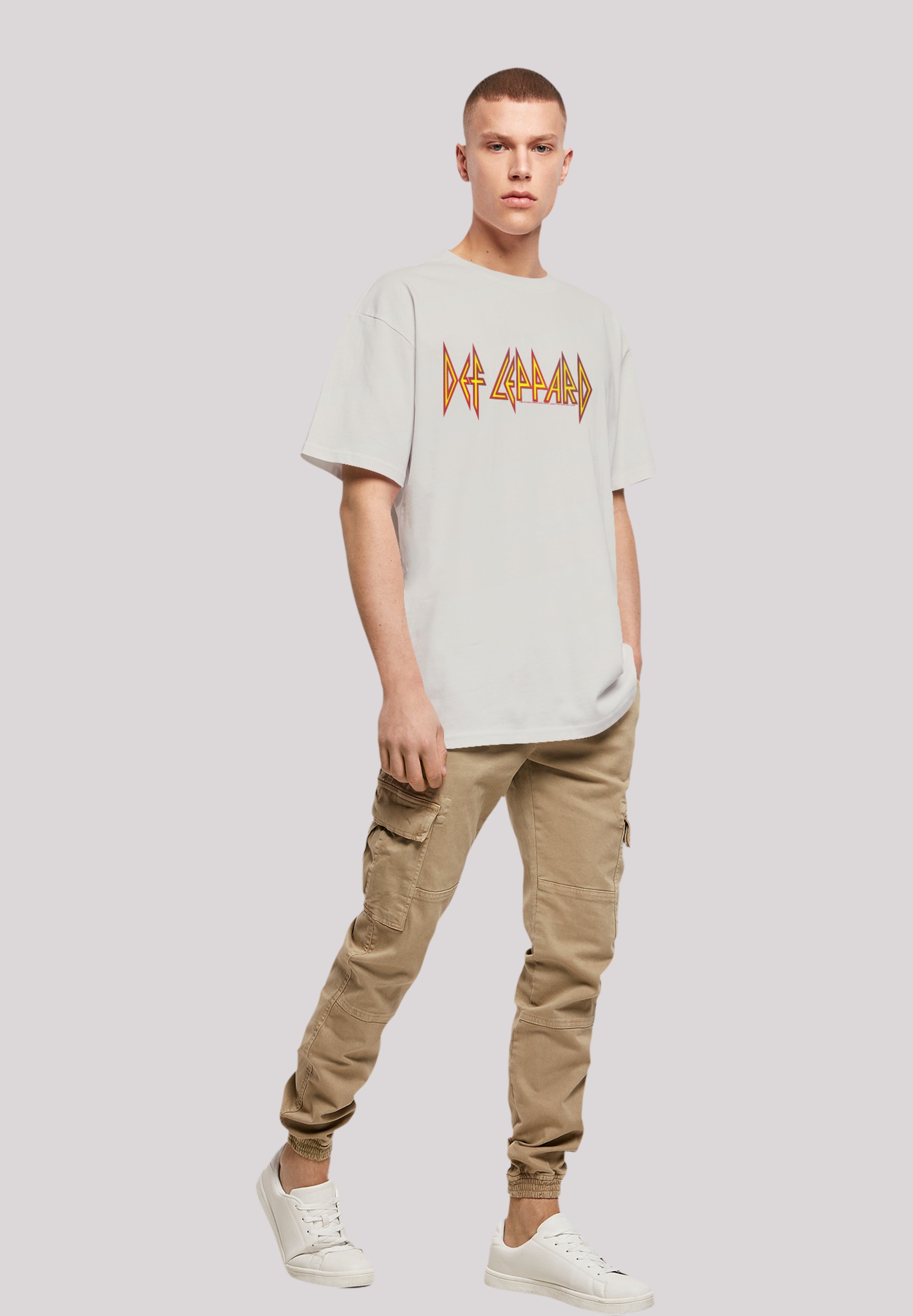 F4NT4STIC T-Shirt »Def Leppard Shatter Logo«, Premium Qualität