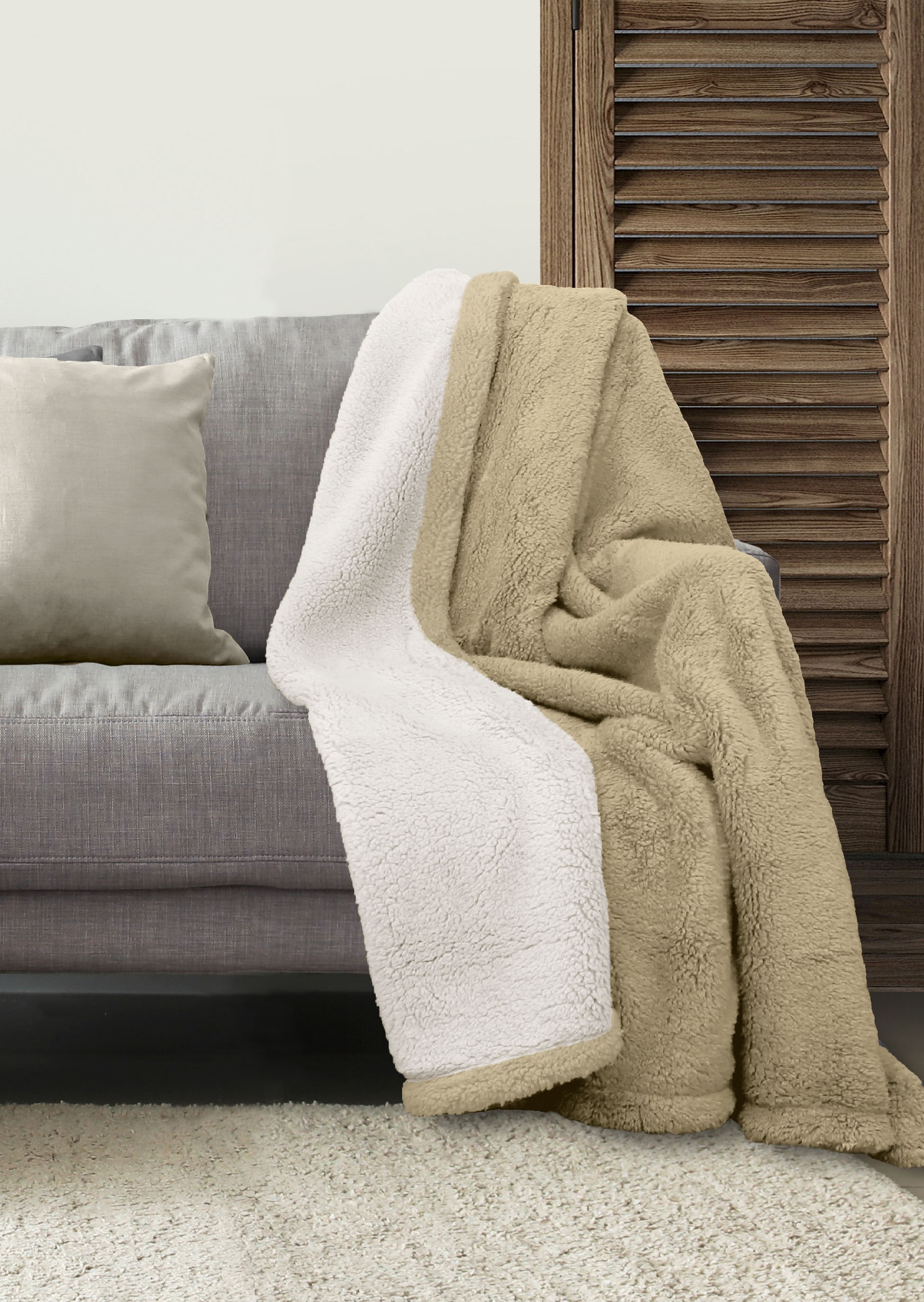 HECHTER PARIS Wohndecke »0238003«, Sherpa Wohndecke, Kuscheldecke, superweich, bequem, wohlig warm