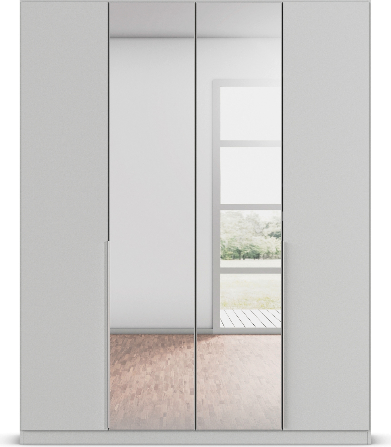 rauch Drehtürenschrank »Kleiderschrank Schrank Garderobe AGORDO mit Dekor- oder Hochglanzfront«, (in zwei Griff-Farben, Breiten 91-360 cm), durchdachte Innenausstattung, in 7 Breiten und 2 Höhen MADE IN GERMANY