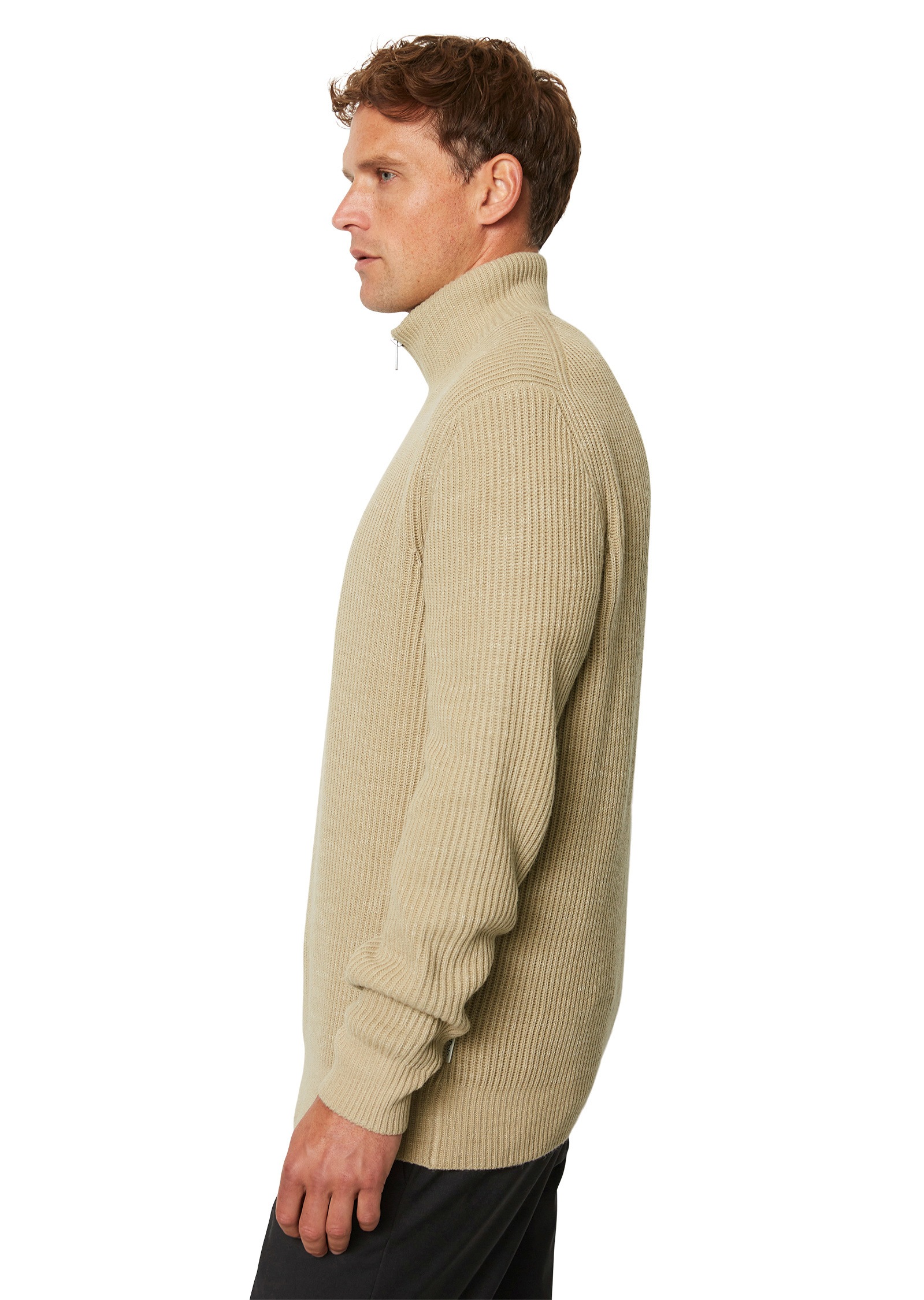Marc O'Polo Strickpullover »aus Baumwolle-Schurwolle-Mix«