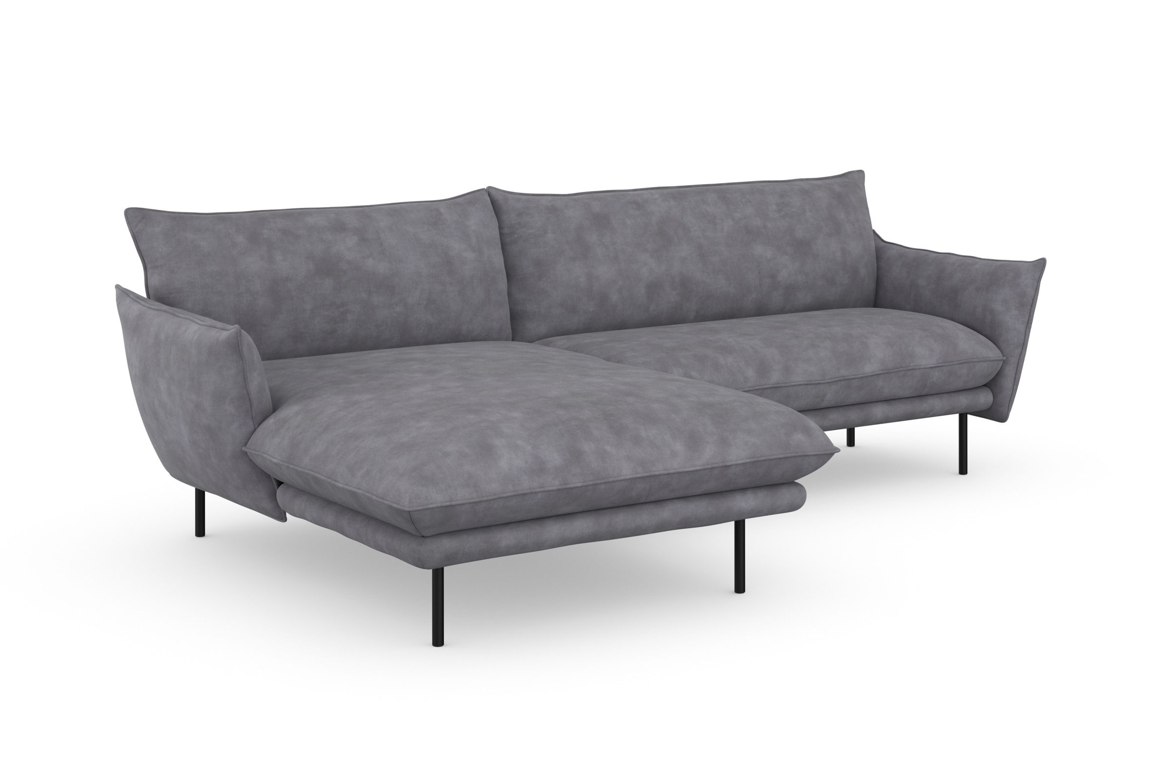 andas Ecksofa »Stine L-Form«, Besonderes Design durch Kissenoptik und Keder, by Morten Georgsen