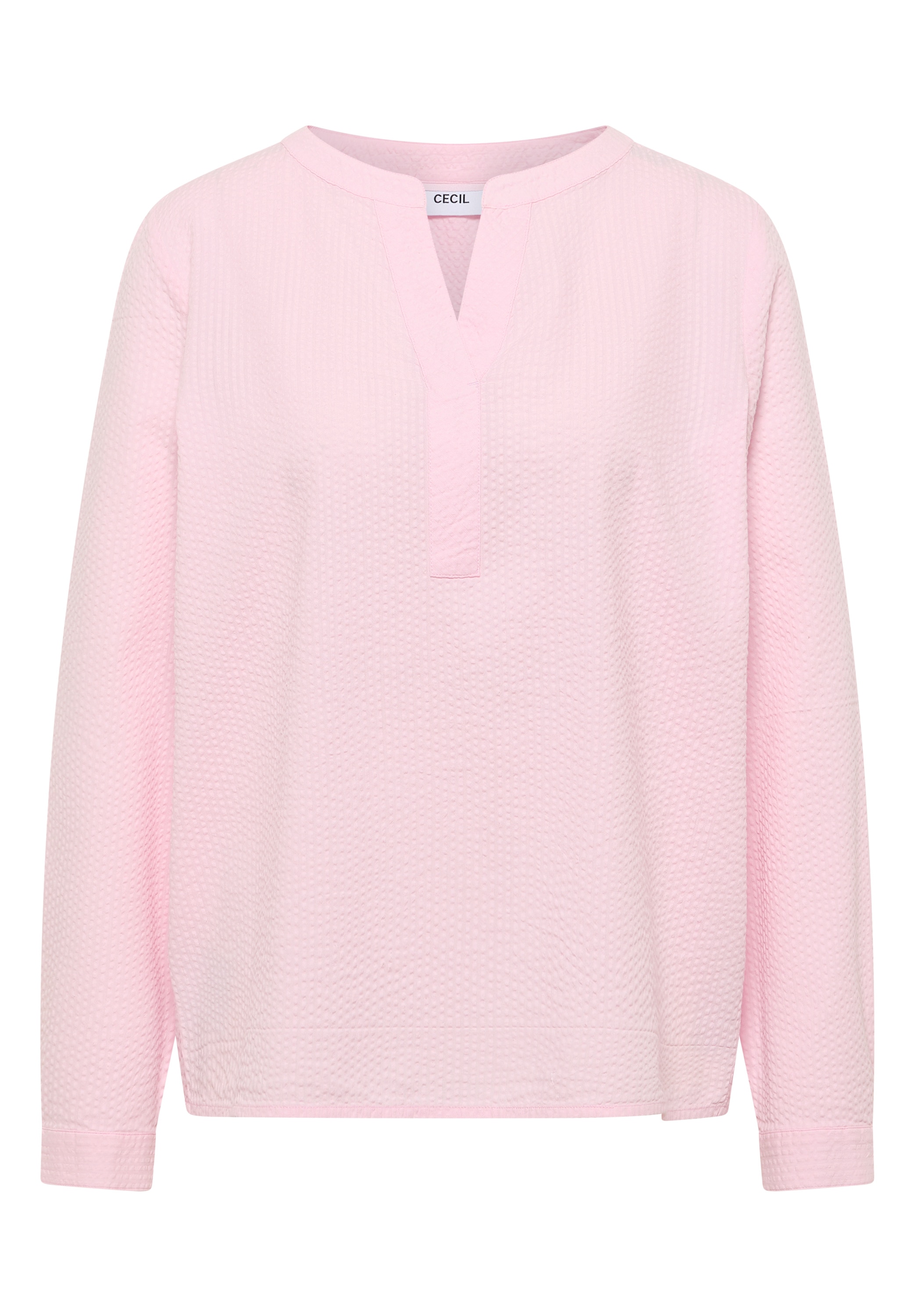 Cecil Langarmbluse im soften Baumwoll-Mix