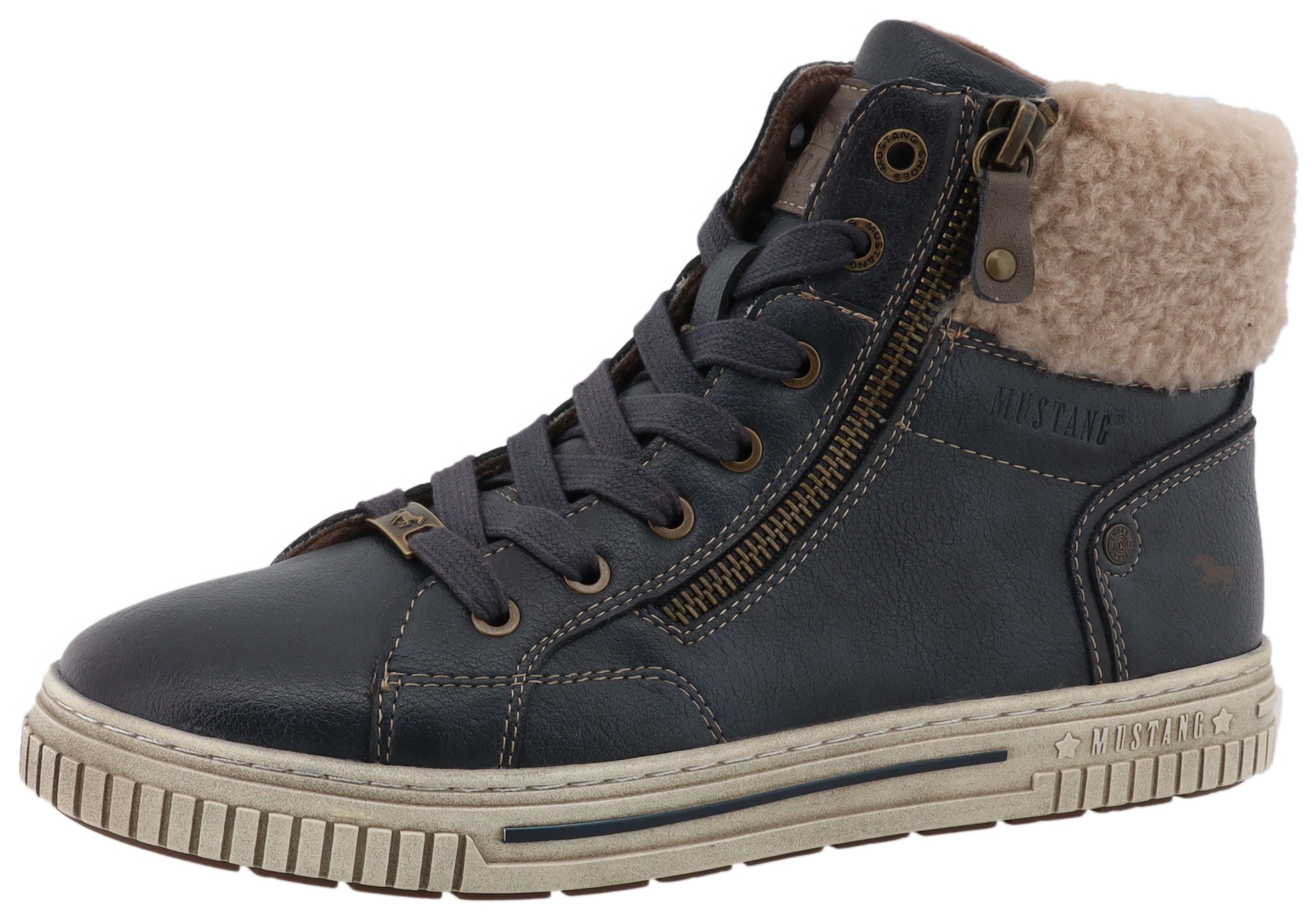 Mustang Shoes Winterboots "Janique" High Top Sneaker, Winterboots mit Warmf günstig online kaufen