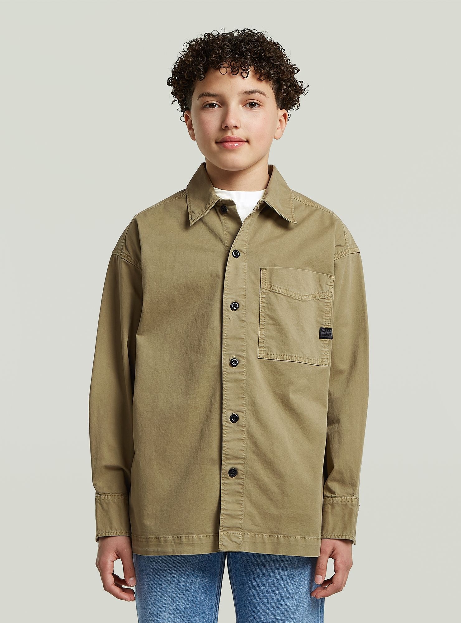 G-STAR Langarmshirt "Boys Boxy Fit Hemd"