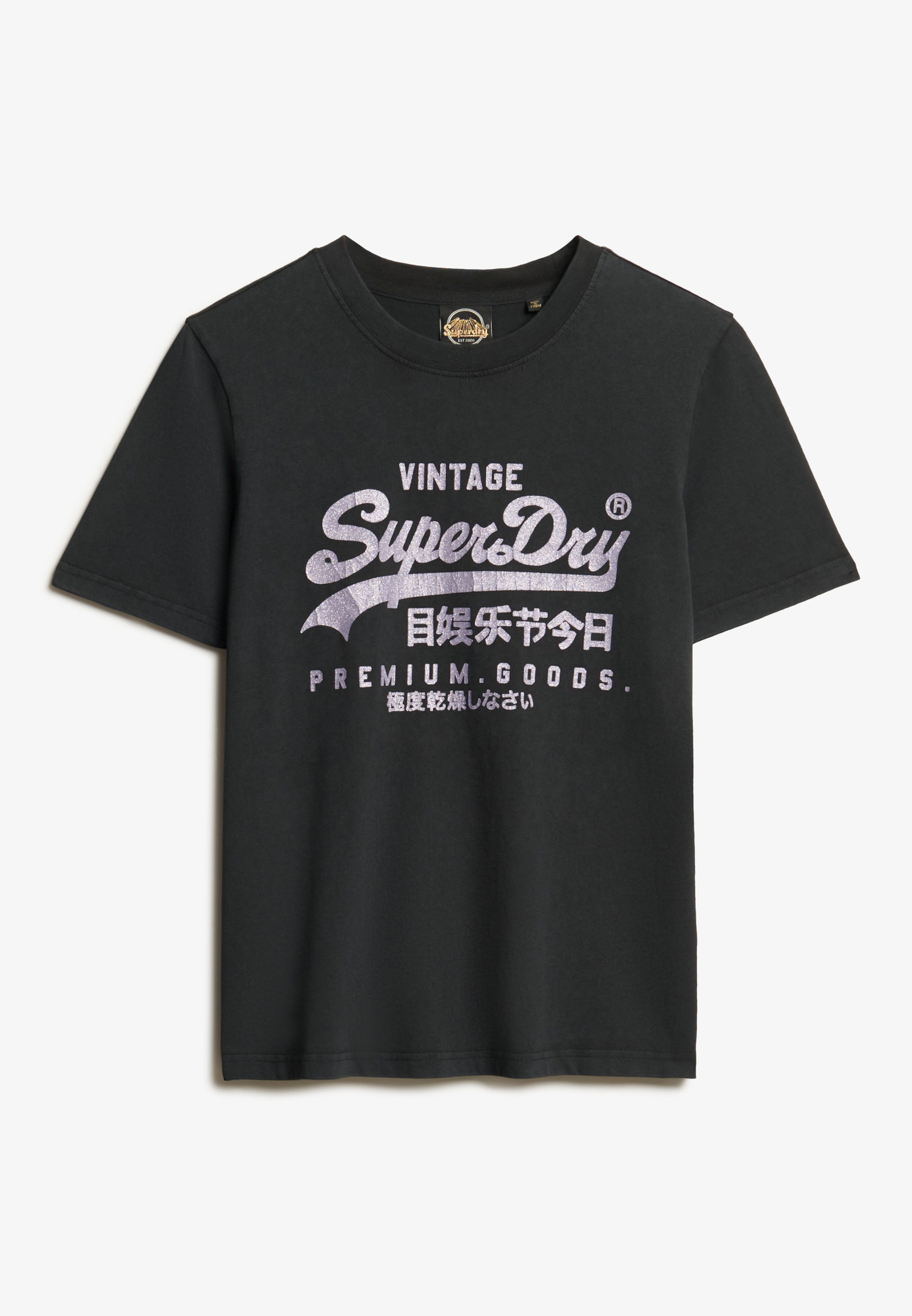 Superdry Kurzarmshirt »VL METALLIC RELAXED TEE«