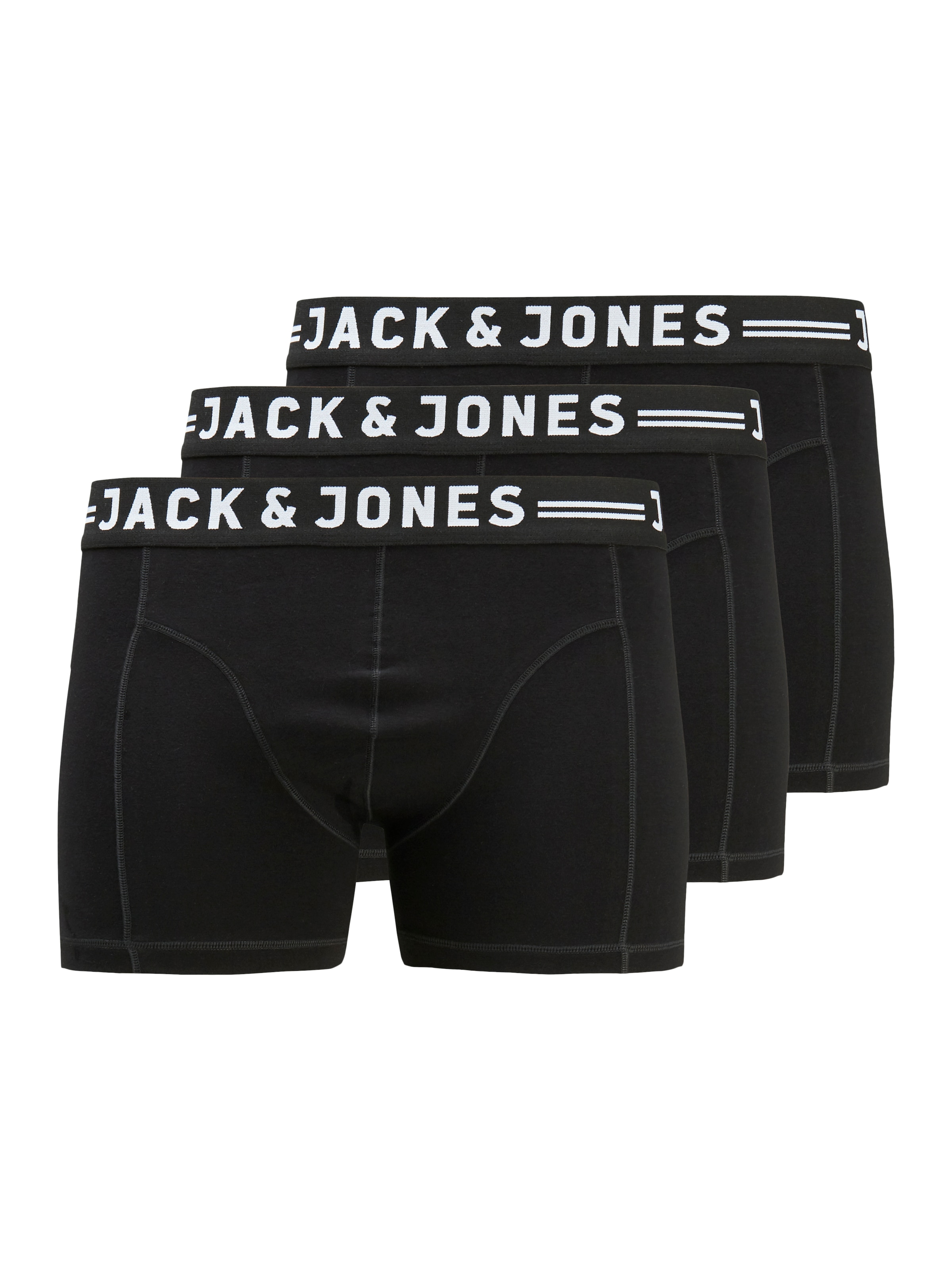 Jack & Jones PlusSize Boxershorts "JACSENSE TRUNKS 3-PACK NOOS PLS" Packung günstig online kaufen