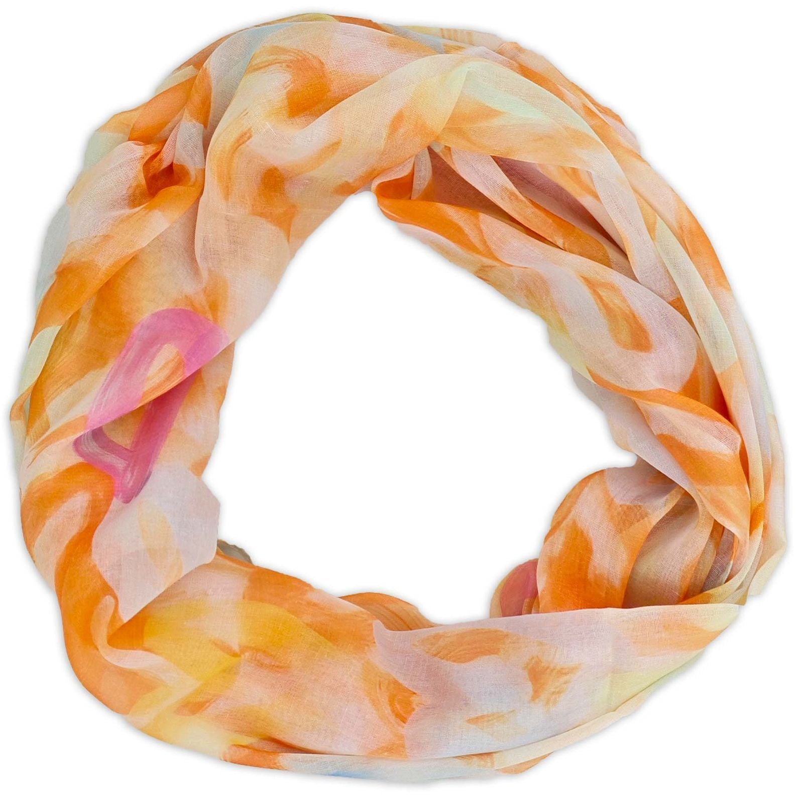 styleBREAKER Loop "Loop mit Brushstroke Herz Muster" 1 Stk.