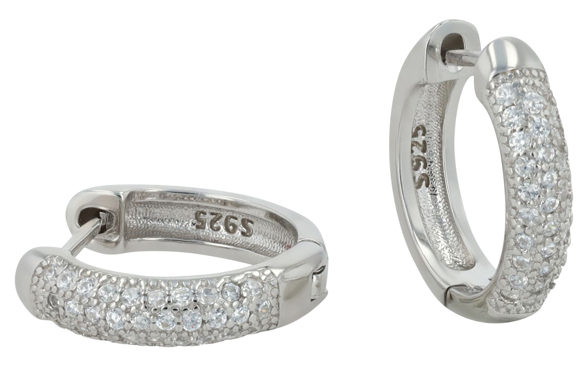 Adelia´s Klappcreolen »Damen Ohrringe – Klappcreole aus 925 Silber« Zum Verschenken an Menschen, die Ihnen am Herzen liegen