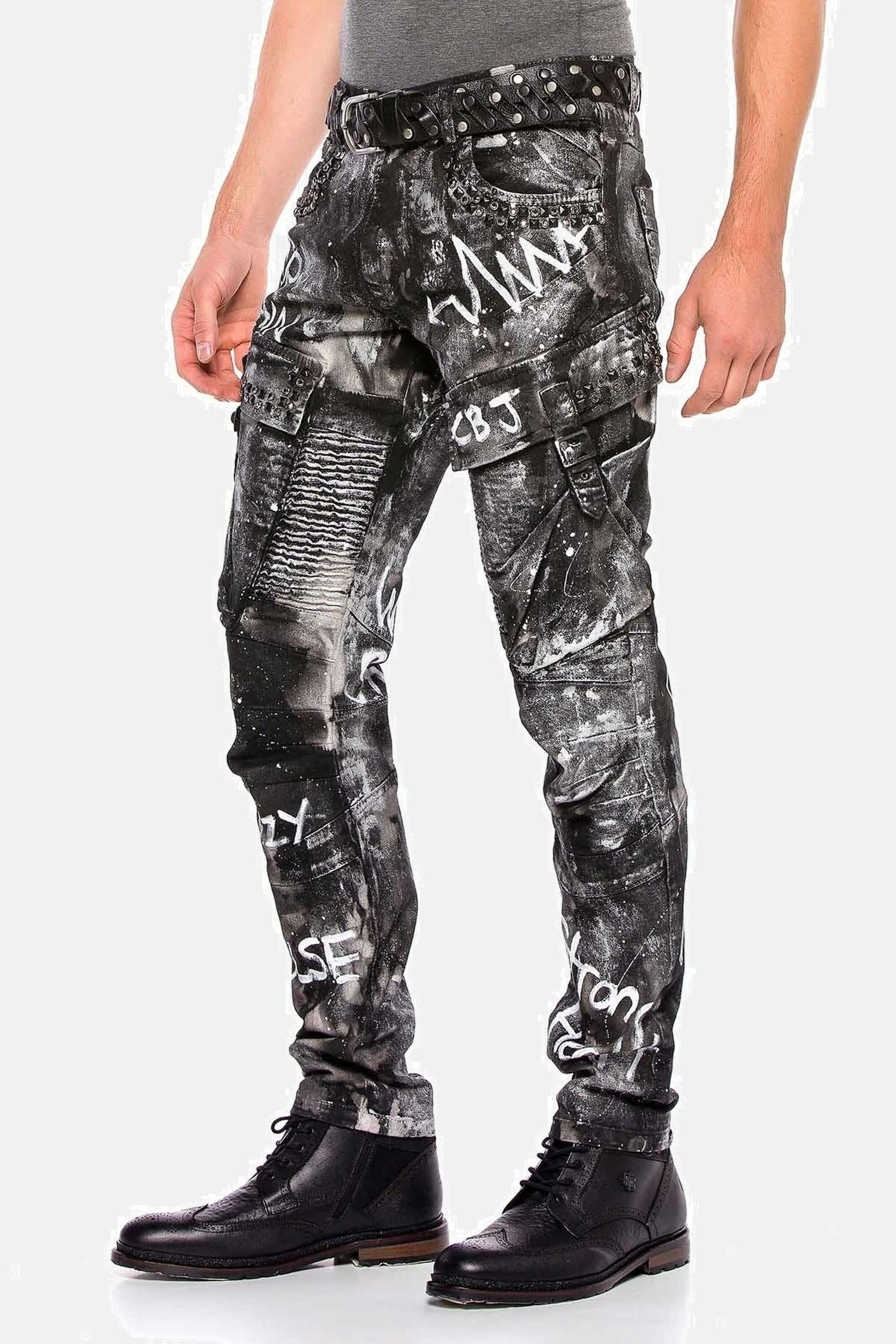 Cipo & Baxx Regular-fit-Jeans »Jeans«, im Regular-Fit, CD572