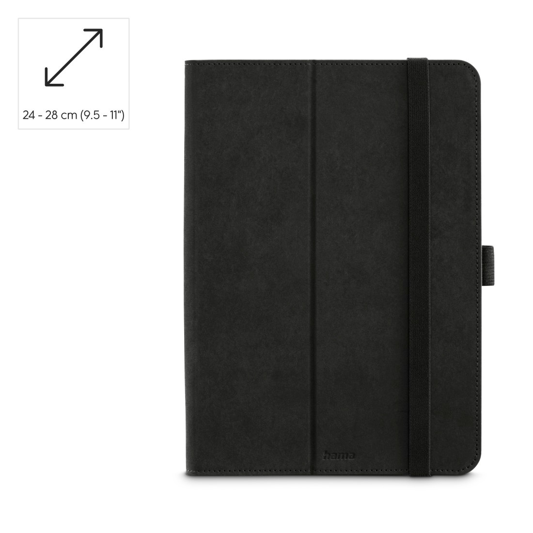 Hama Tablet-Hülle »Schutzhülle "Velvet" für Tablets 24 - 28 cm (9.5 - 11")« mit Einsteckfächer, universell