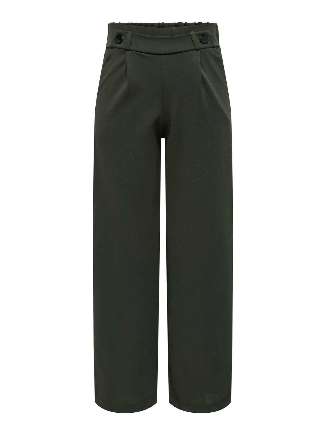 JDY Jerseyhose »JDYGEGGO NEW LONG PANT JRS NOOS«, mit dekorativem Riegel vorne am Bund