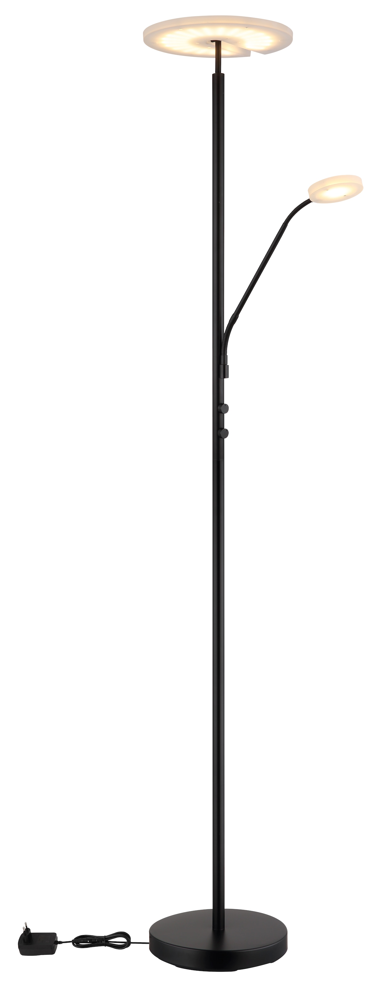 GLOBO LIGHTING LED Stehlampe »STANFORD«, Leuchtmittel LED-Modul | LED fest integriert, Stehleuchte/Wohnzimmer/Schlafzimmer/Flur