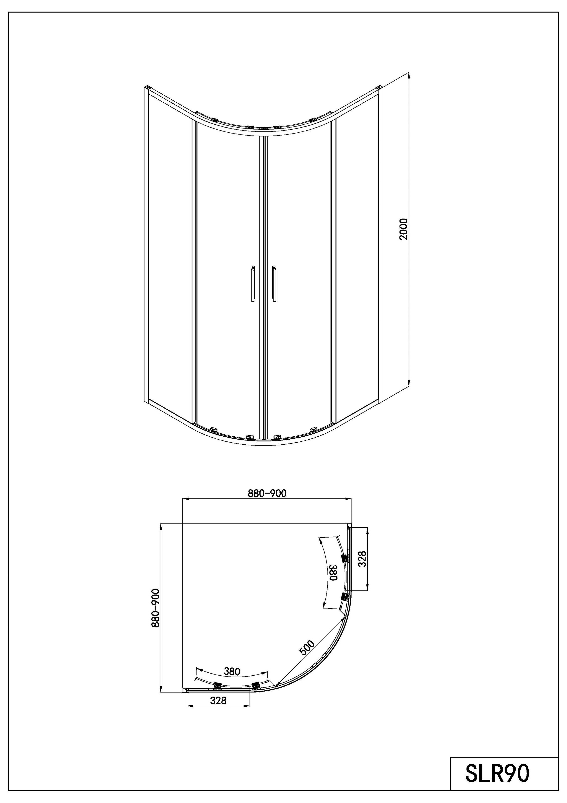 Sanotechnik Runddusche »Sanotechnik SlimLIne Rundduschkabine chrom«