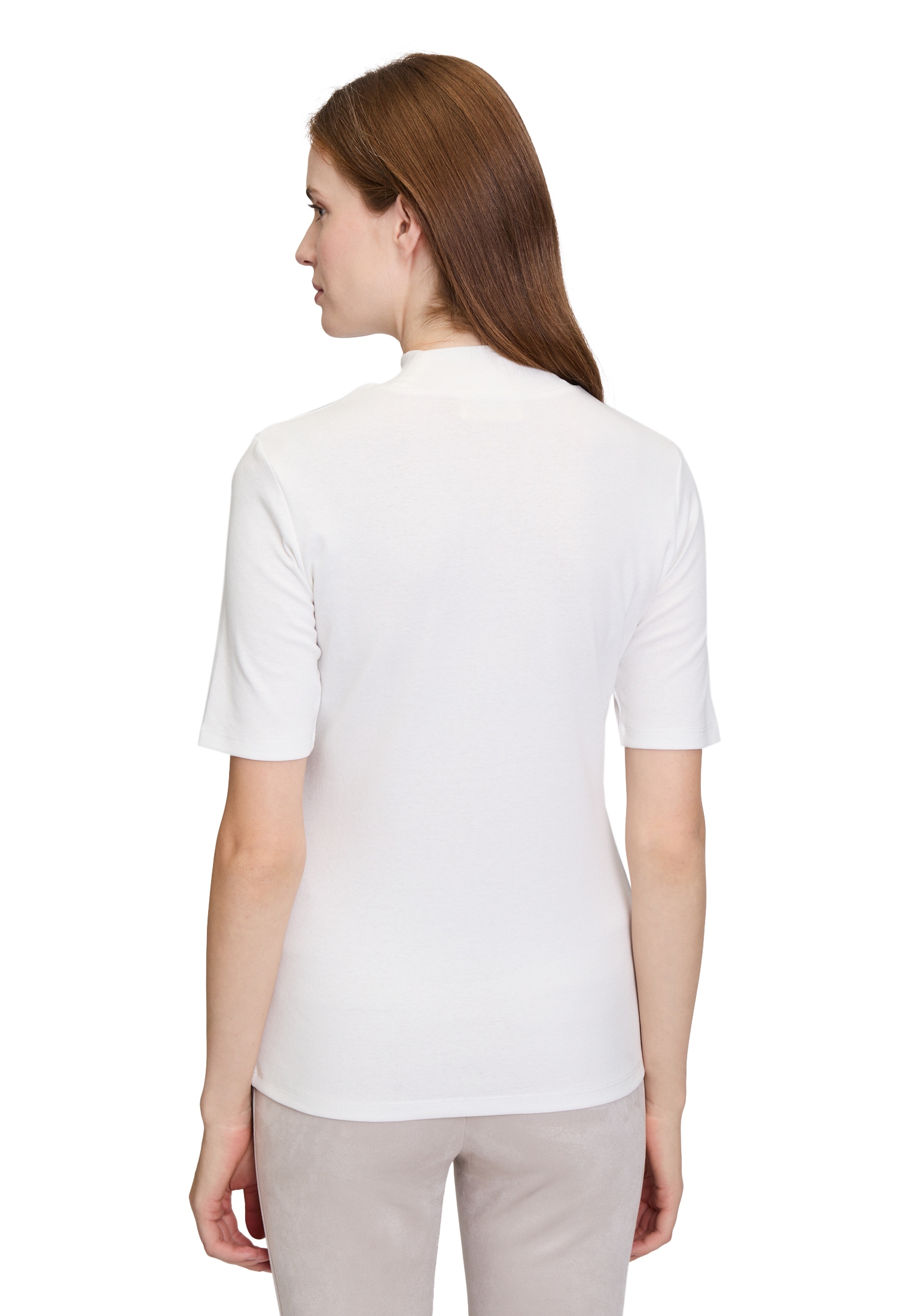 Cartoon Kurzarmshirt »Cartoon Damen Basic Shirt mit Kragen«, (1 tlg.), Material