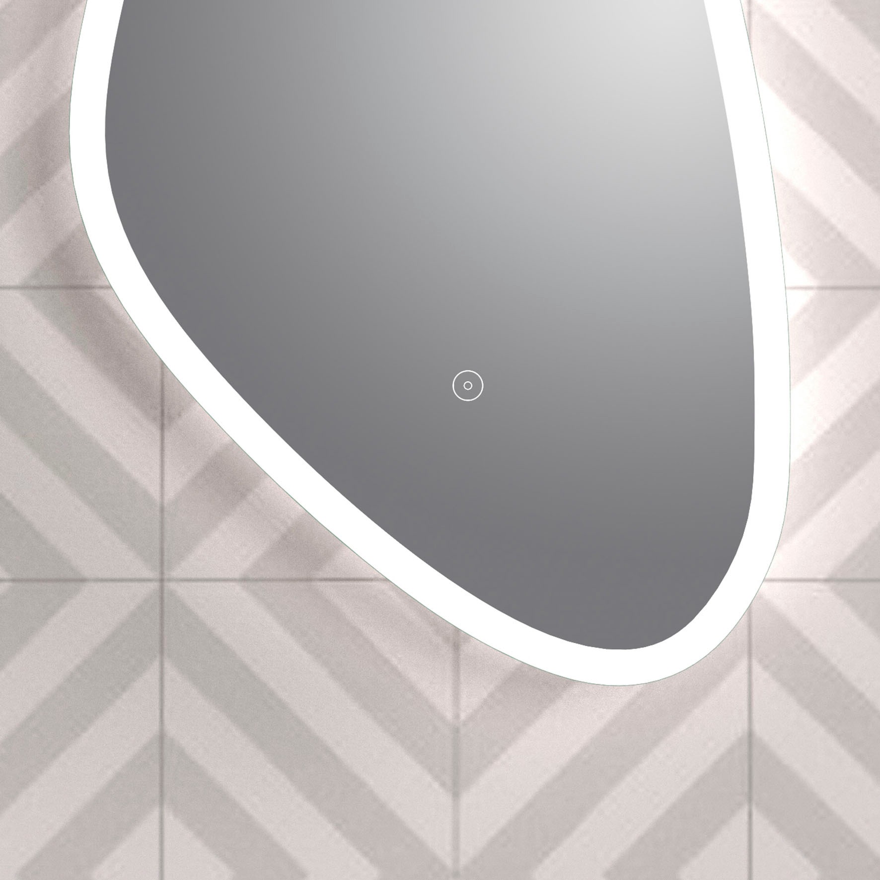 dimmbar LED-Lichtspiegel | Touchsensor, 40 mit x cm«, VEROSAN BAUR »PAMINA 76
