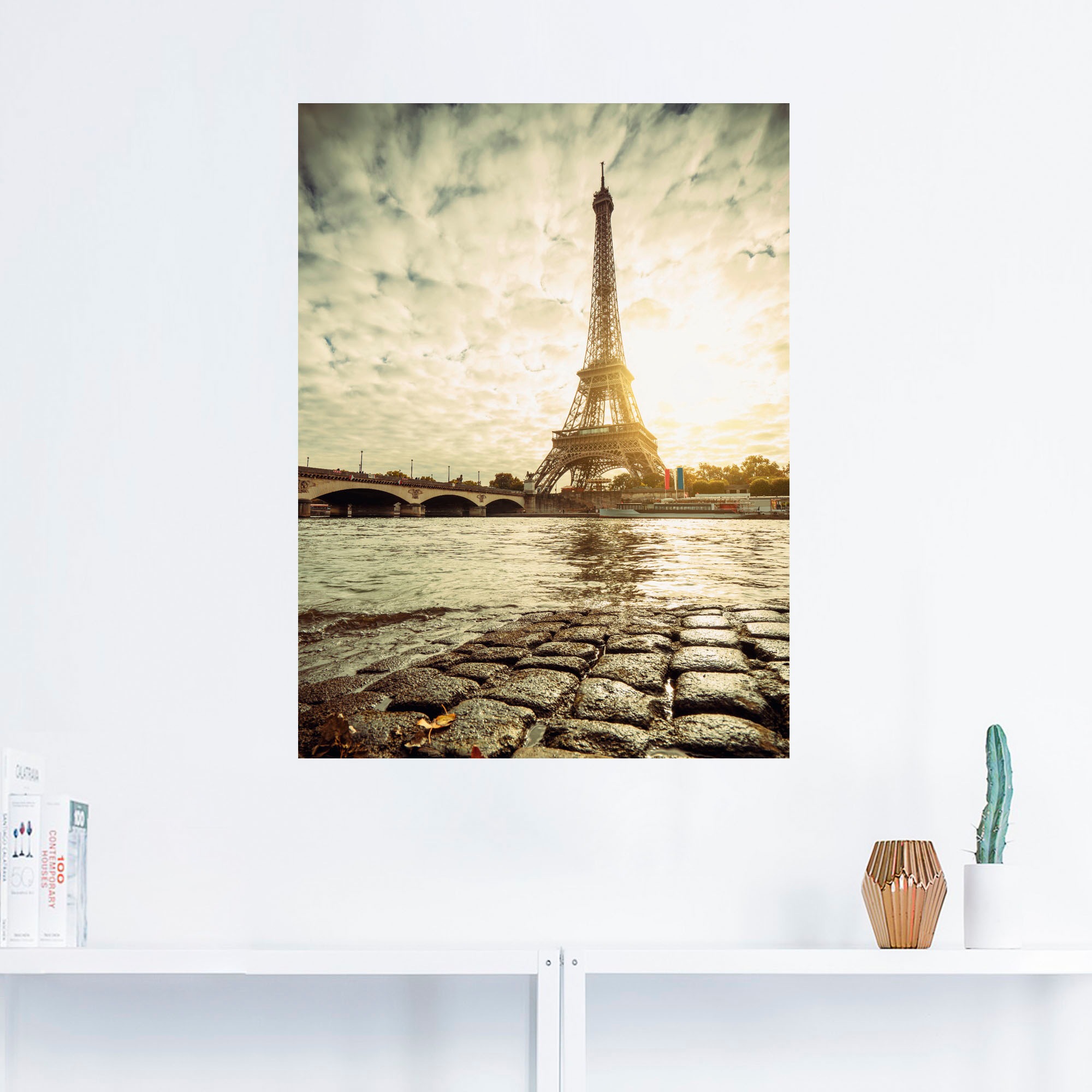 Artland Wandbild »Paris St.), in BAUR Eiffelturm als IV«, Gebäude, versch. | kaufen Größen (1 Poster Leinwandbild, Wandaufkleber Alubild, oder
