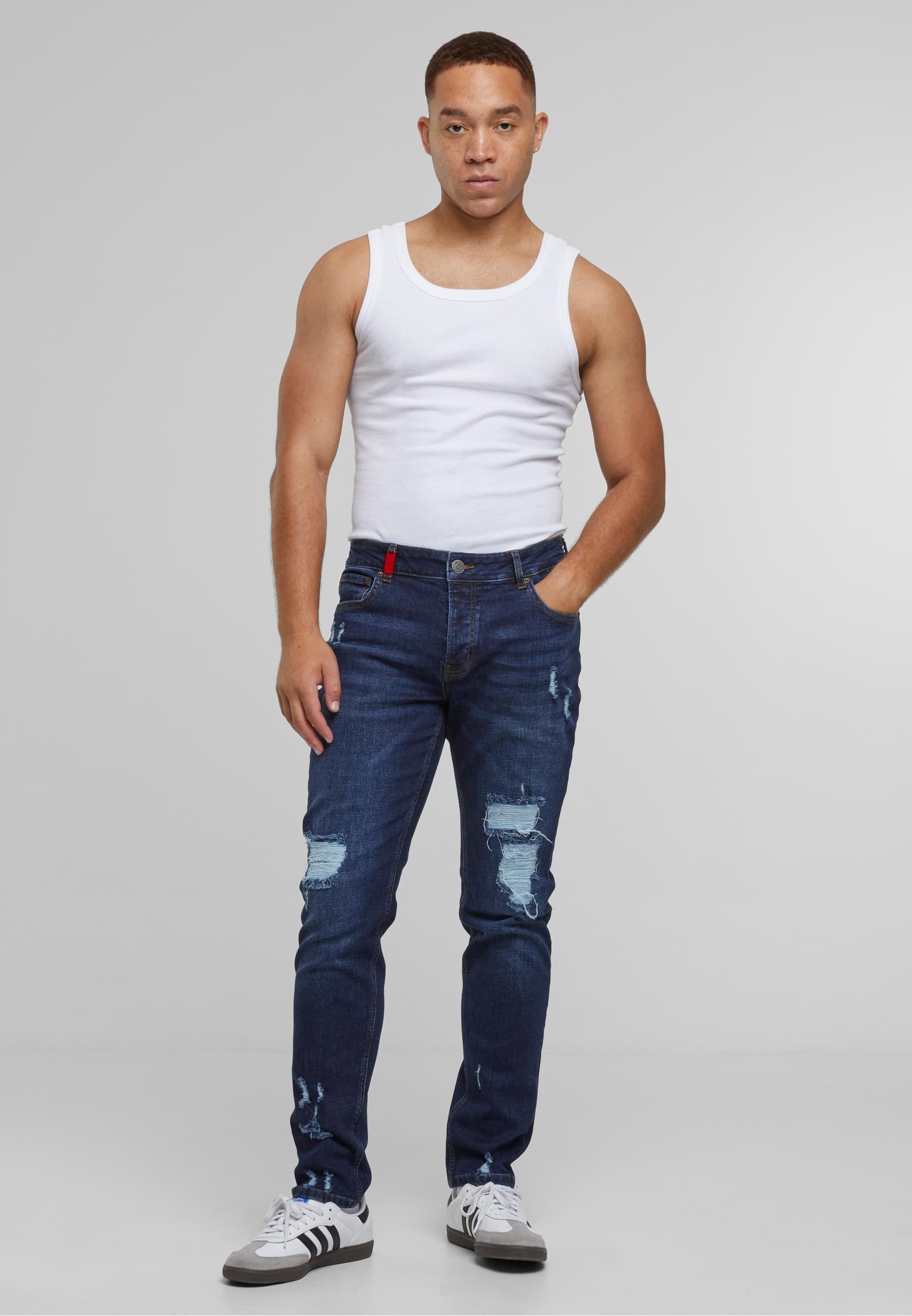 2Y Studios Bequeme Jeans »2Y Studios 2Y MIGUEL RIPPED SLIM FIT JEANS«