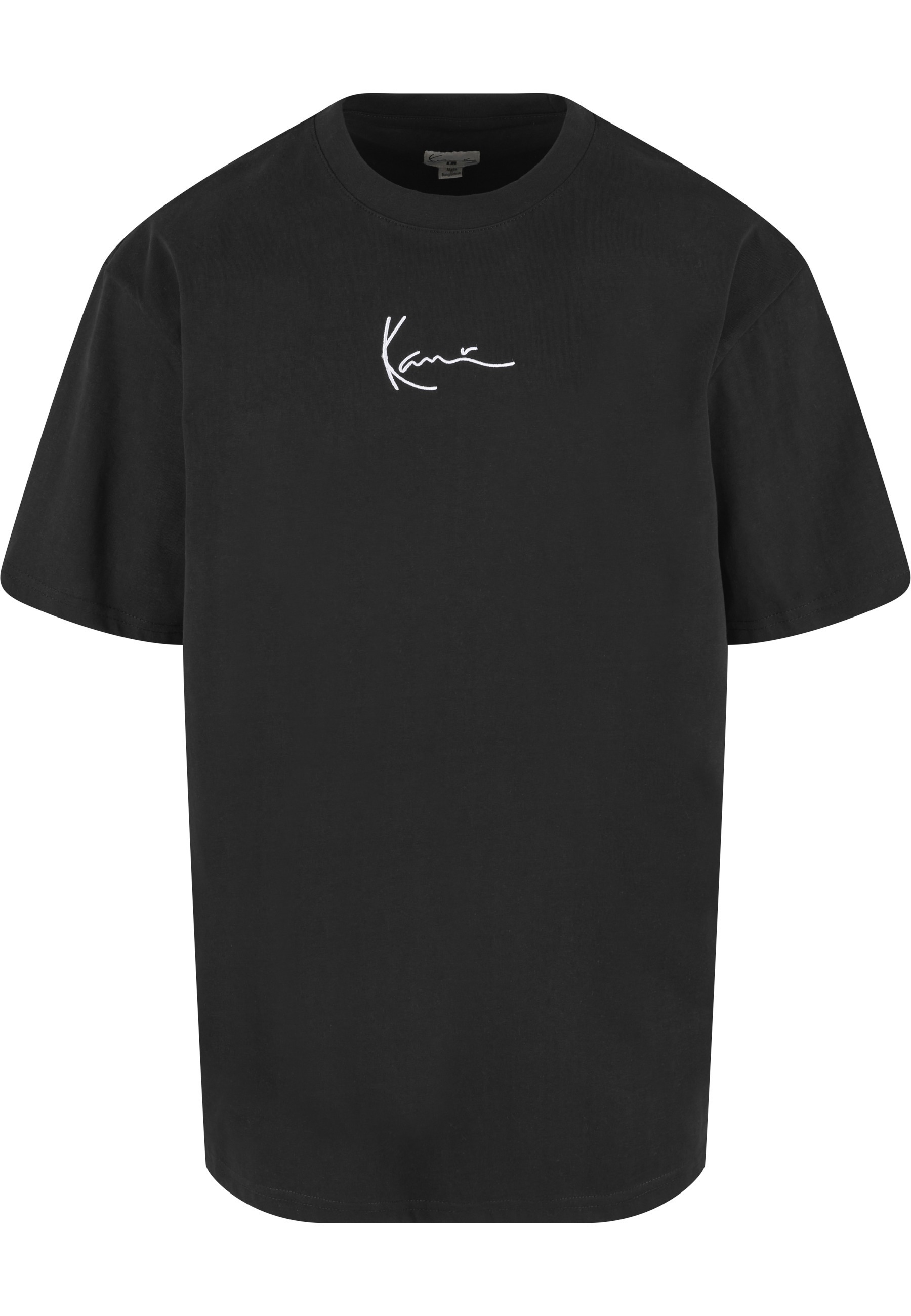 Karl Kani Kurzarmshirt "Karl Kani Herren KKMQ12001 SMALL SIGNATURE TEE BLK" 1 Stk.