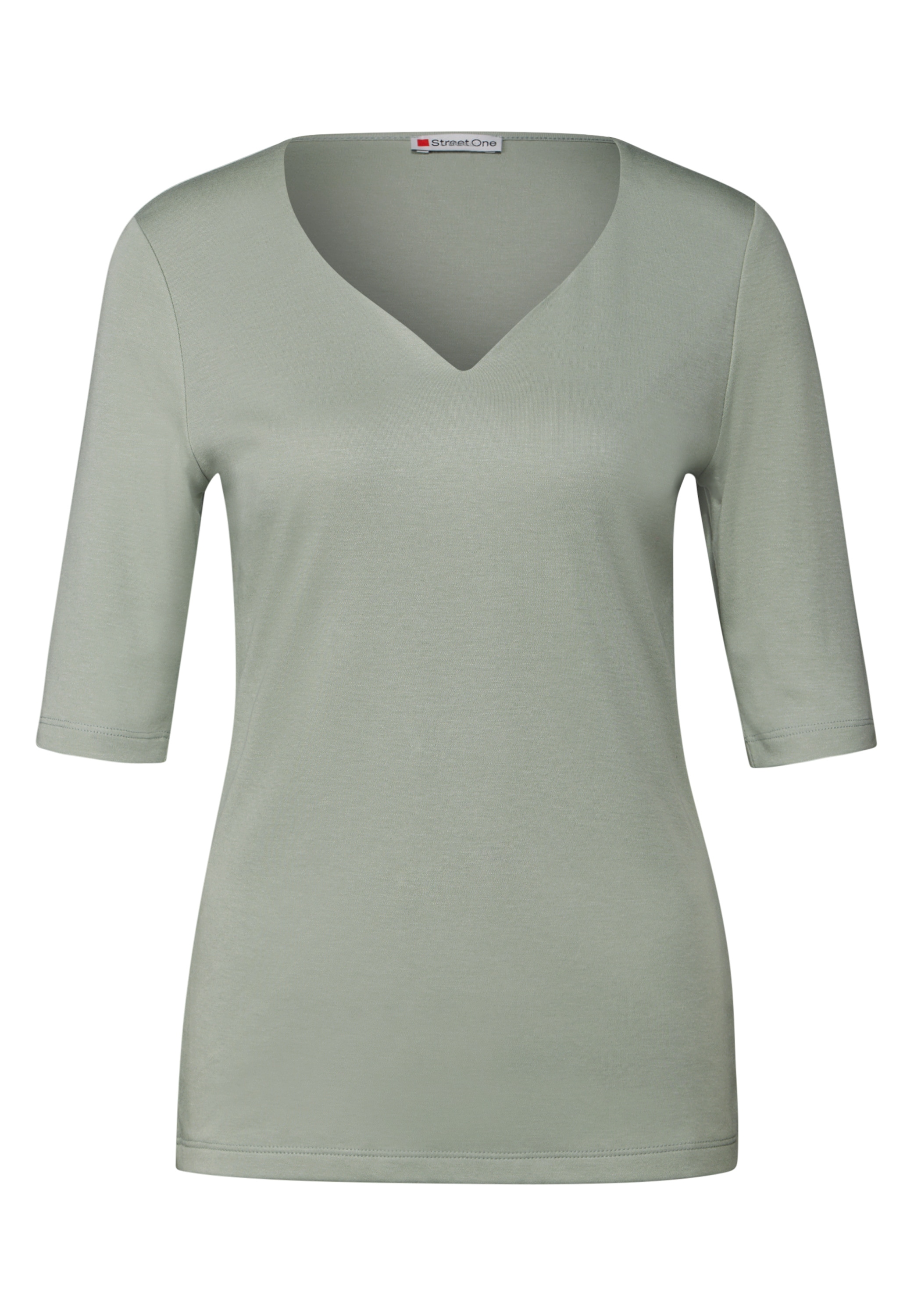 STREET ONE T-Shirt »Ada«, mit Herzausschnitt