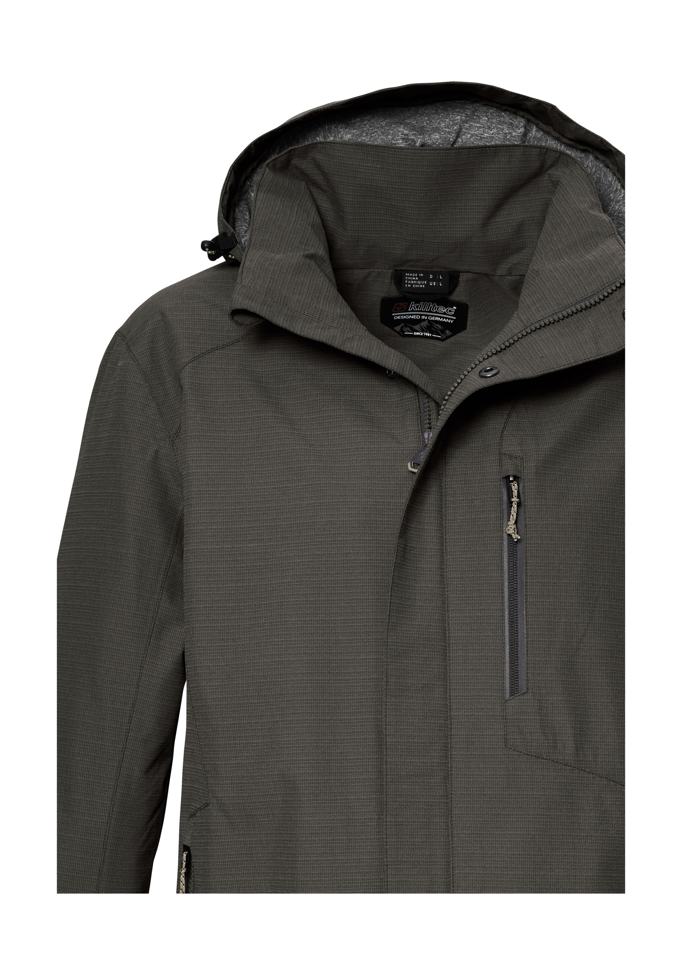 Thumbnail - Killtec Funktionsjacke "KOS 256 MN JCKT" Wasser- und winddichte Herrenjacke, atmungsaktiv, abnehmbare Kapuze