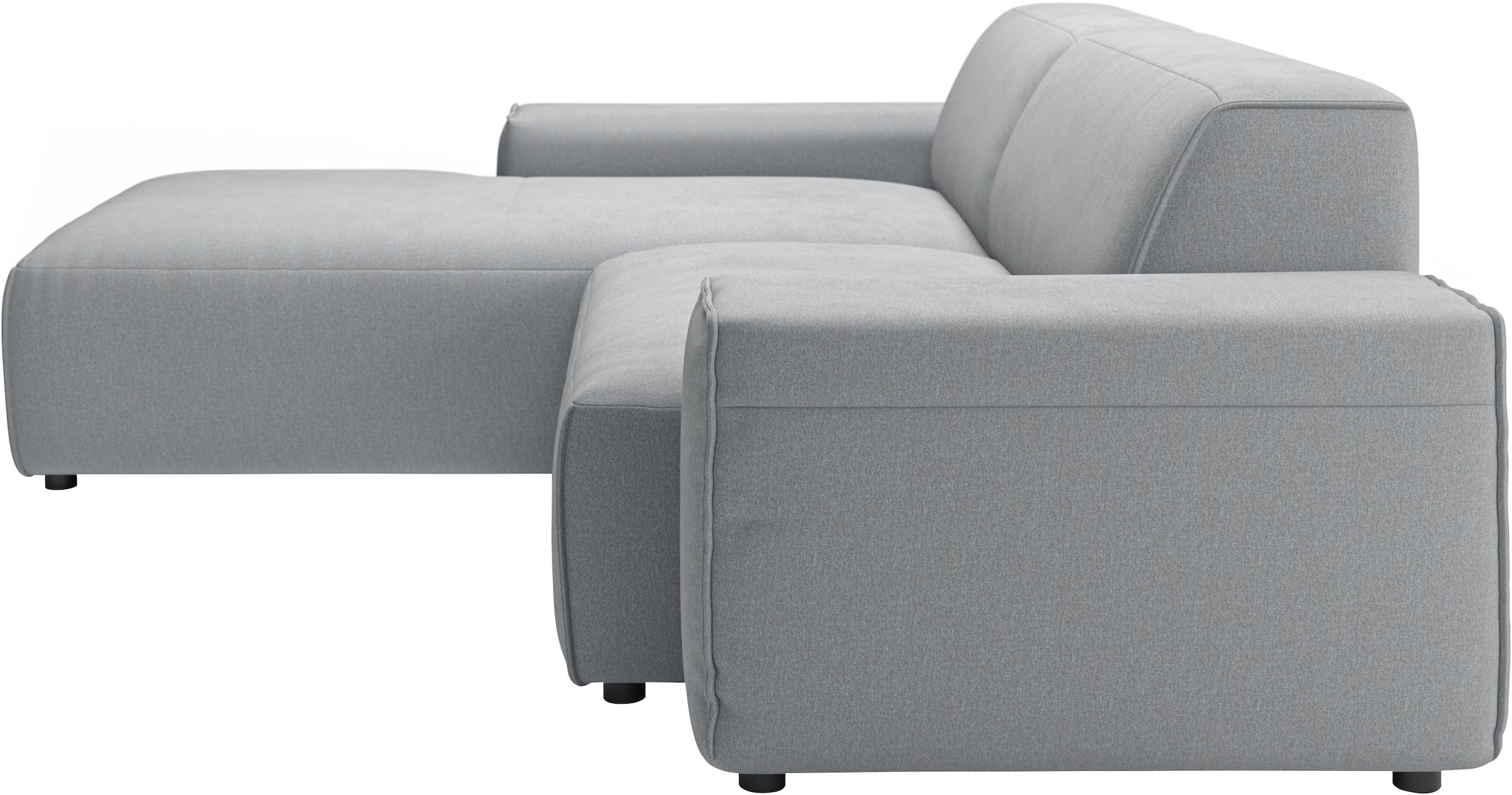 andas Ecksofa »Glimminge L-Form auch in Breitcord, Feincord + Easy care-Bezug,«, Breite 234, Zierkissen