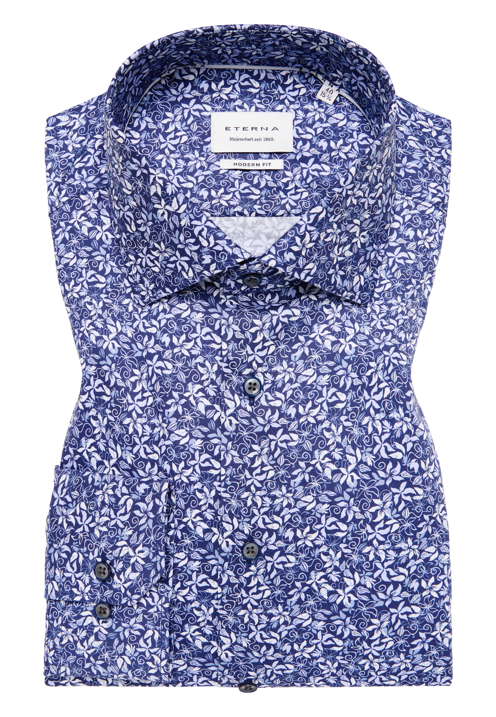 Eterna Langarmhemd »MODERN FIT«, NON IRON (bügelfrei)