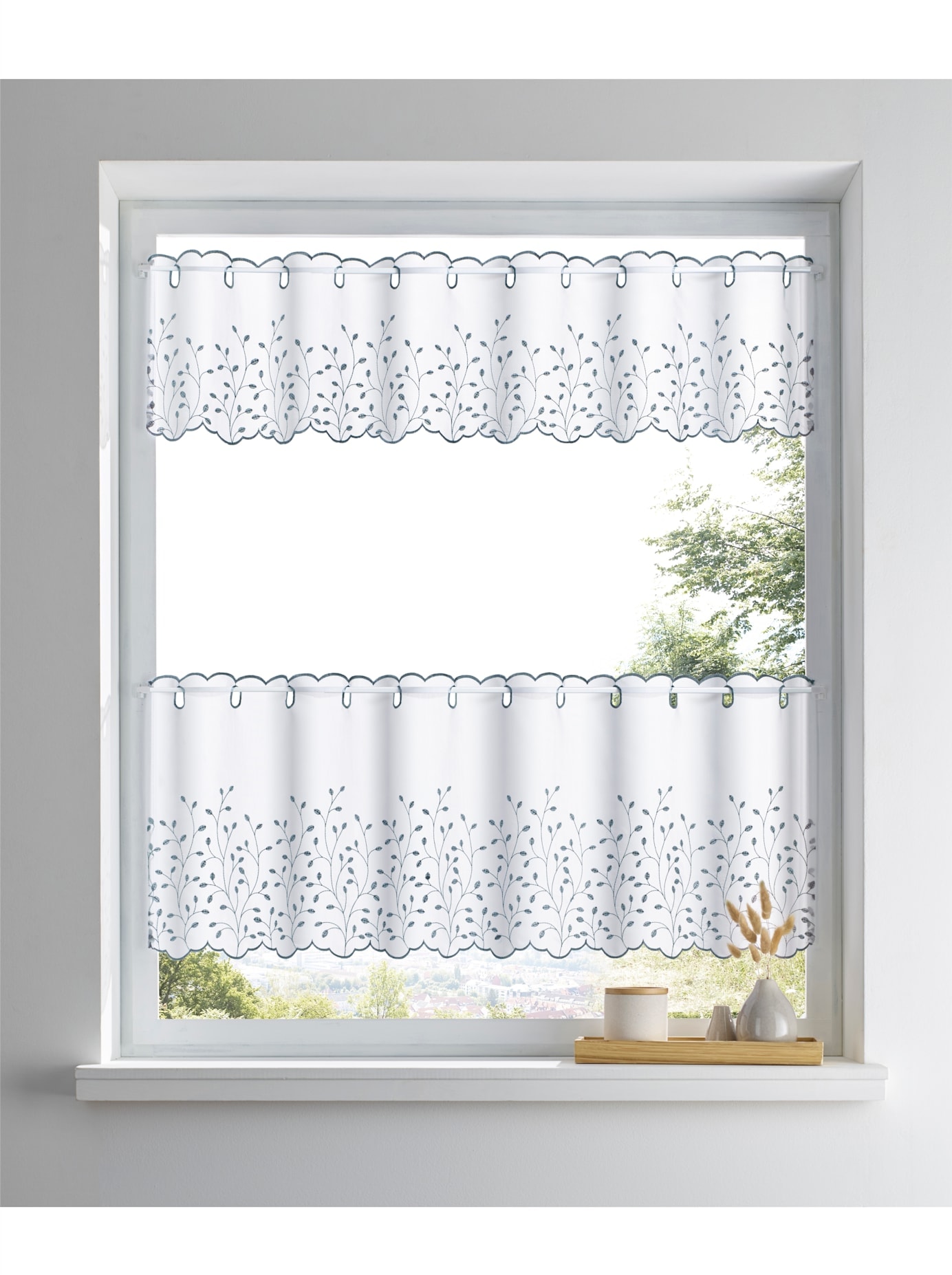 heine home Querbehang Stangendurchzug 1 Stk. tlg.