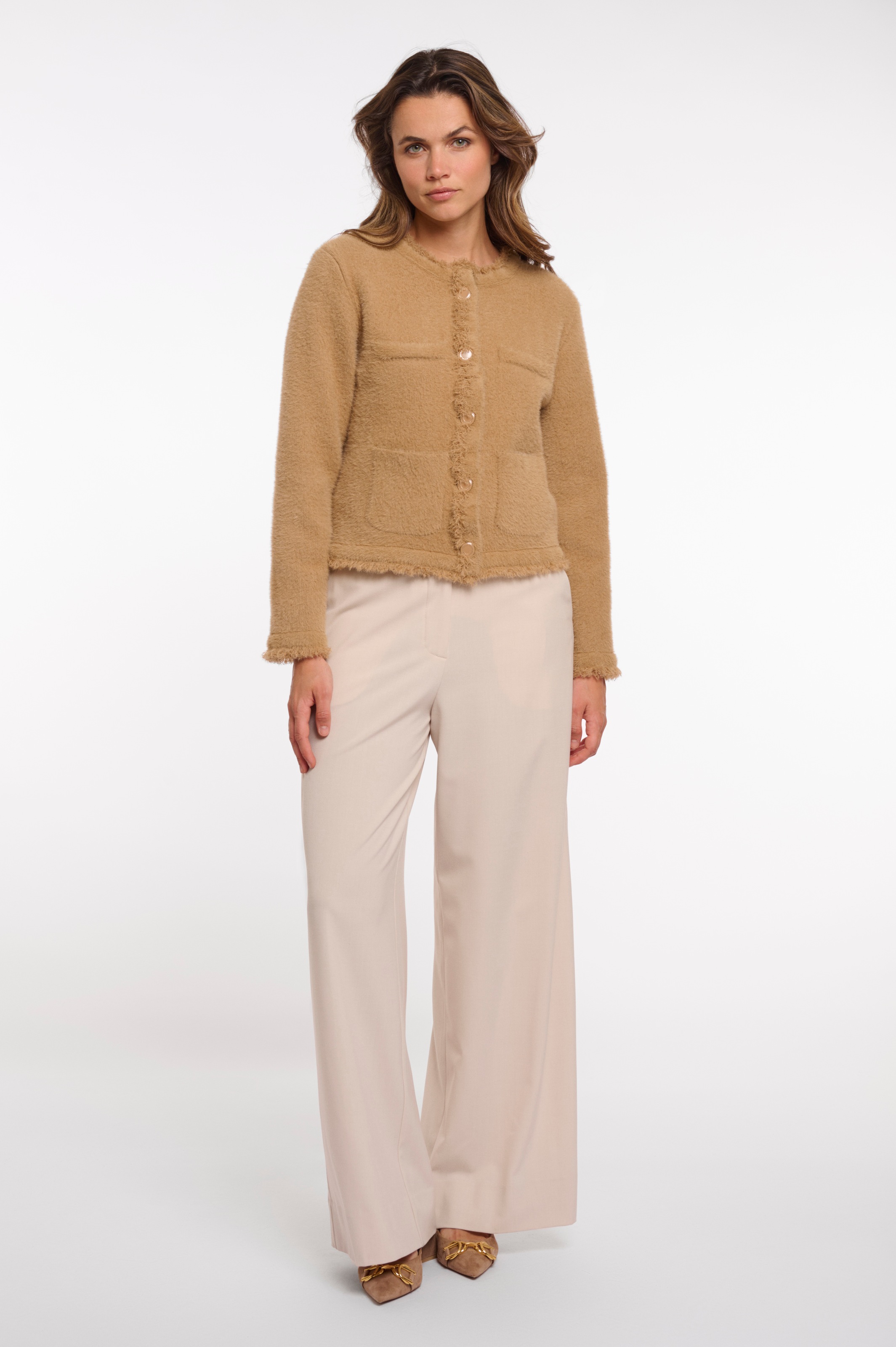 Thumbnail - Rino & Pelle Cardigan "VANNA" Kuschelfleece mit Knopfverschluss und aufgesetzten Taschen