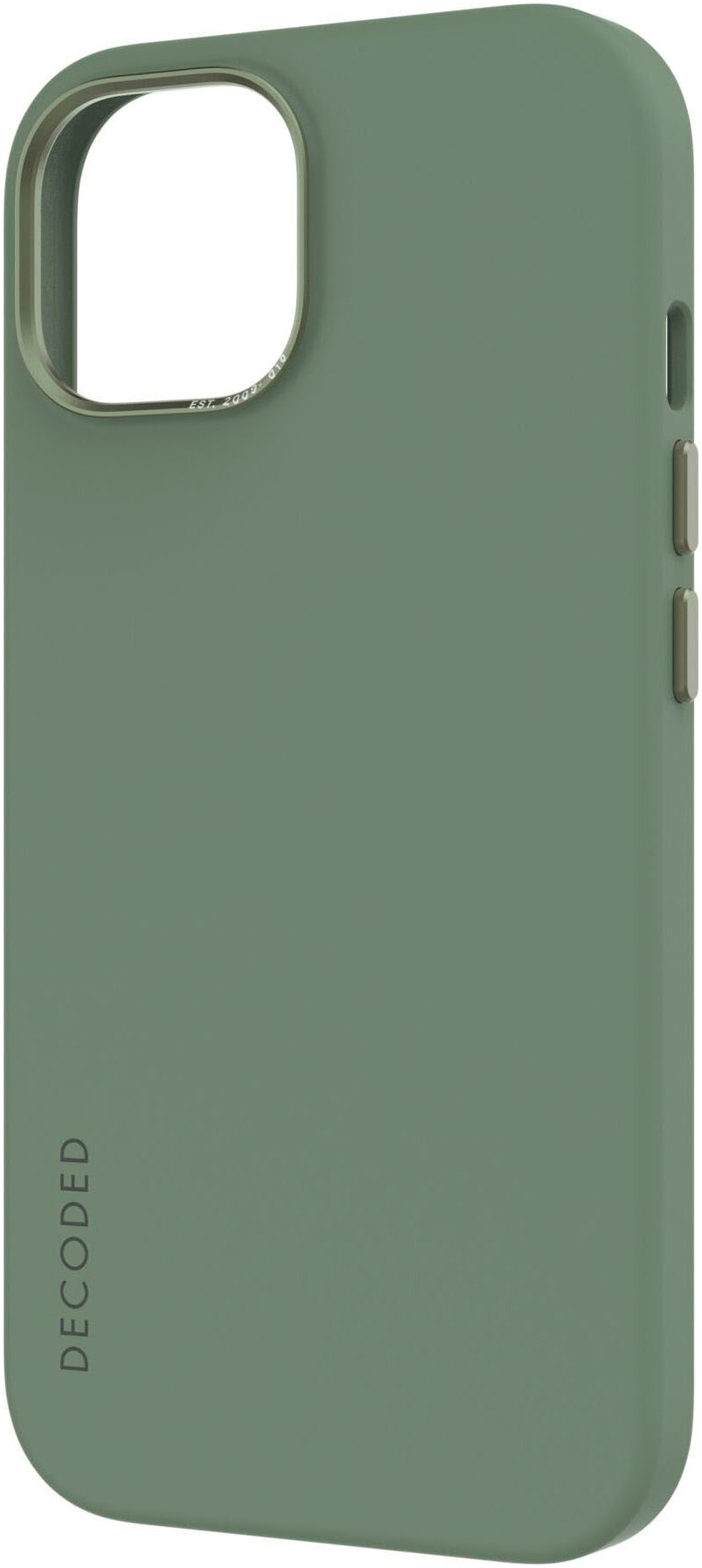 DECODED Smartphone-Hülle »AntiMicrobial Silicone Backcover iPhone 15«, iPhone 15, 15,4 cm (6,1 Zoll)