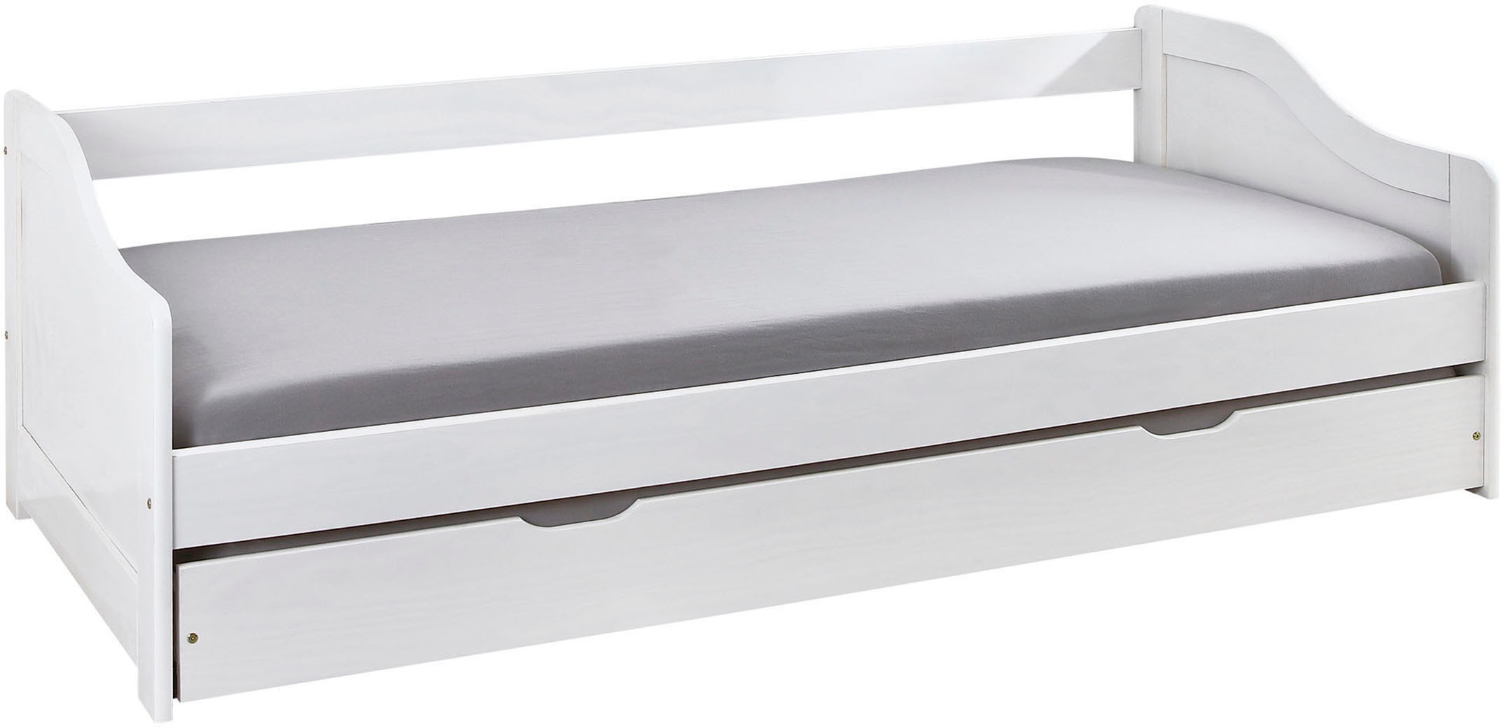 Möbilia Einzelbett 3 Stk. tlg. inklusive Schublade auf Rollen günstig online kaufen