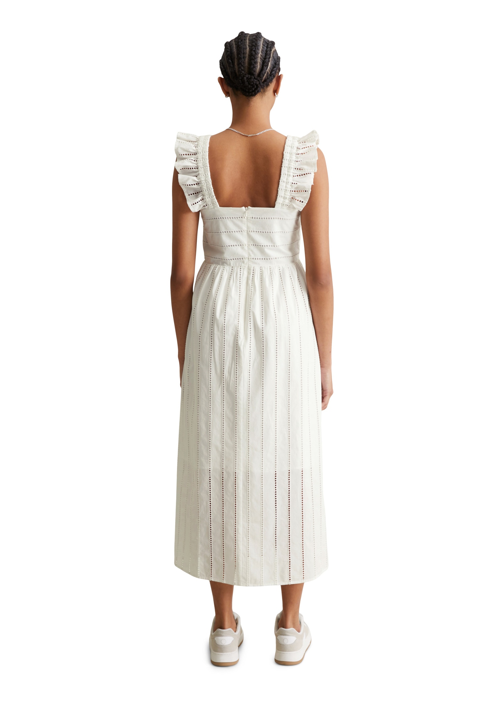 Marc O'Polo DENIM Midikleid »aus Broderie Anglaise«